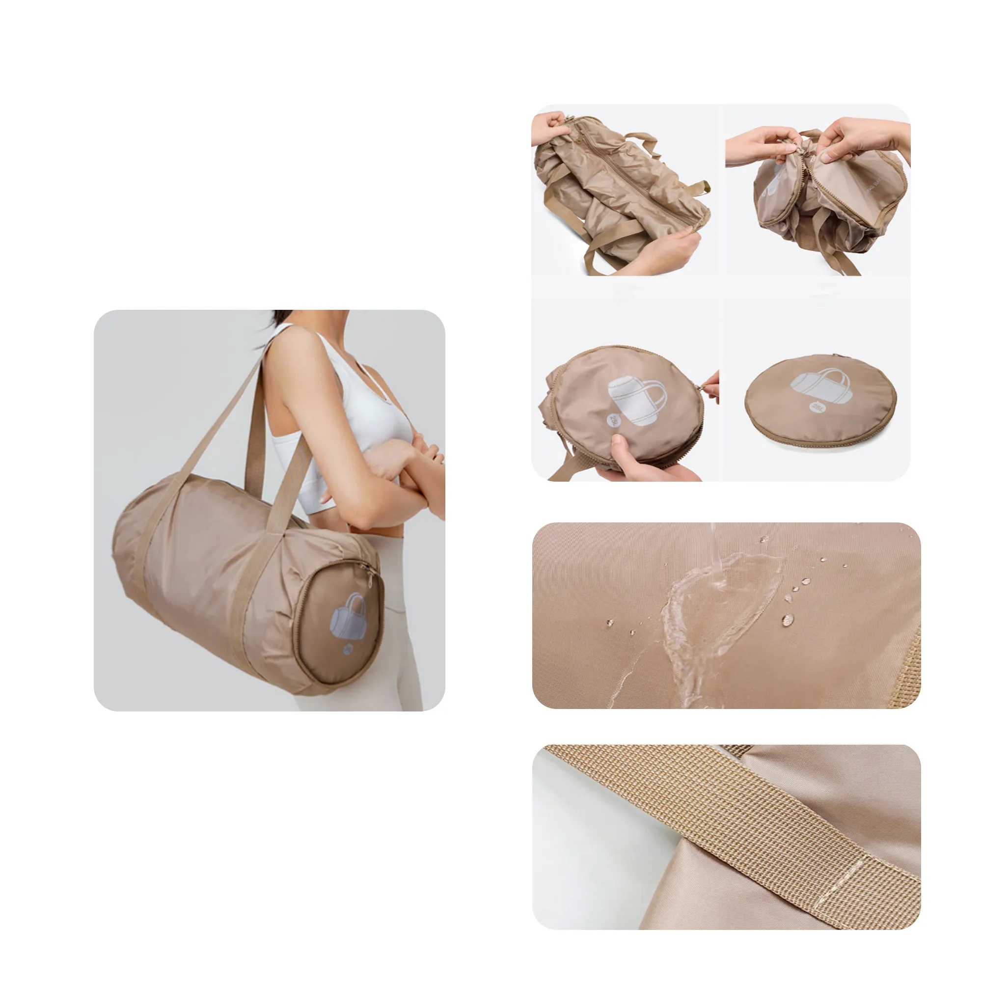 Foldable Oxford Tote Bag, custom tote bag with logo imprint 3