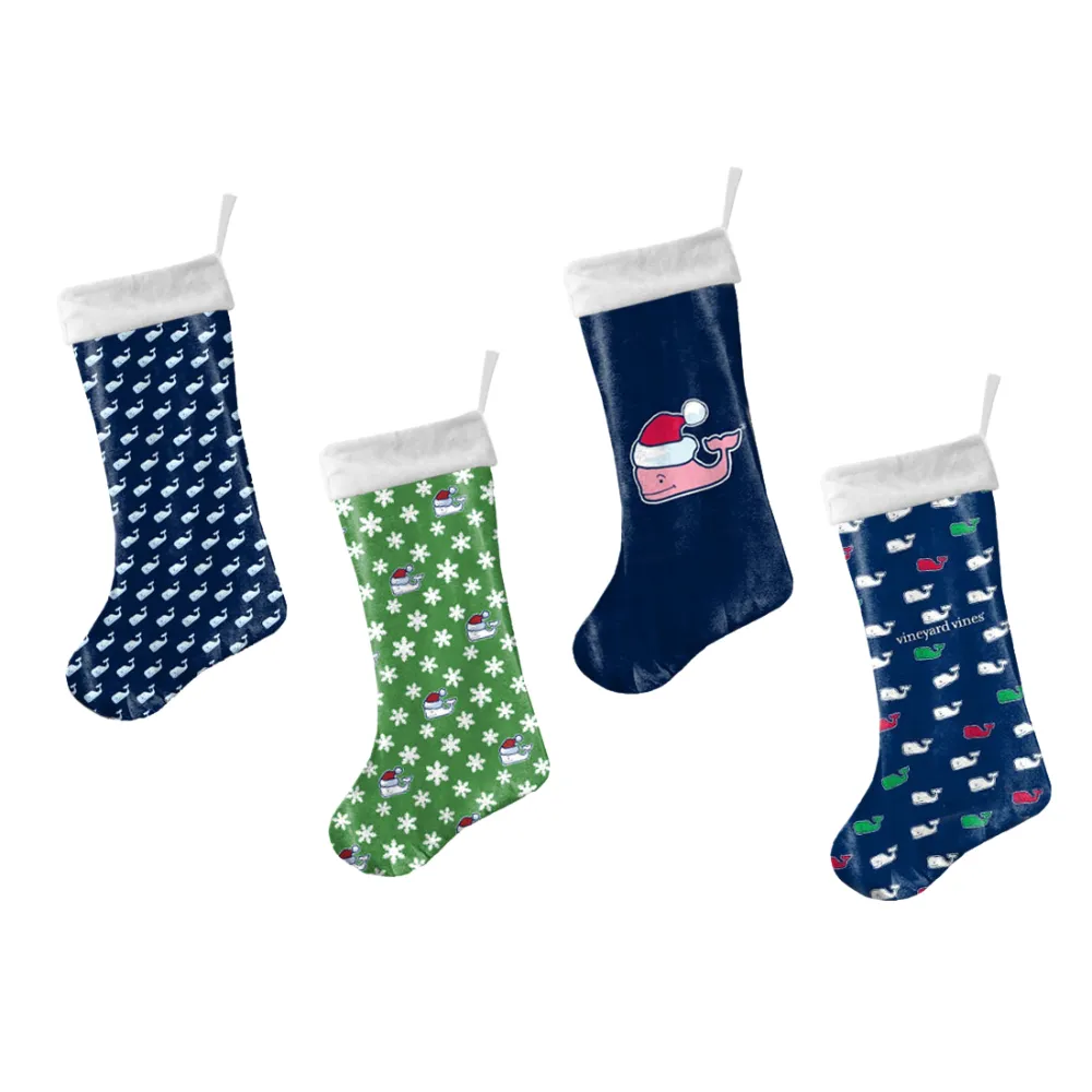 Velvet Christmas Stocking 3