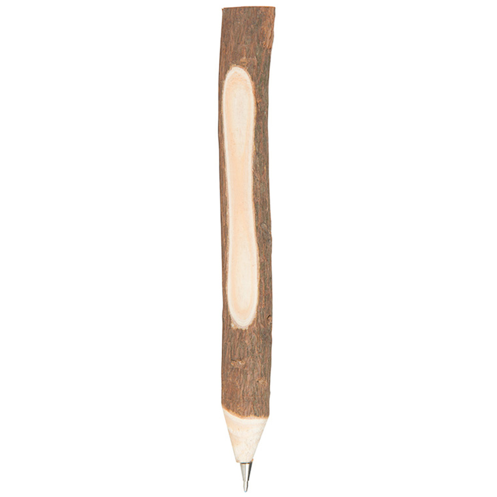Wooden Twig Pen With Bark 1