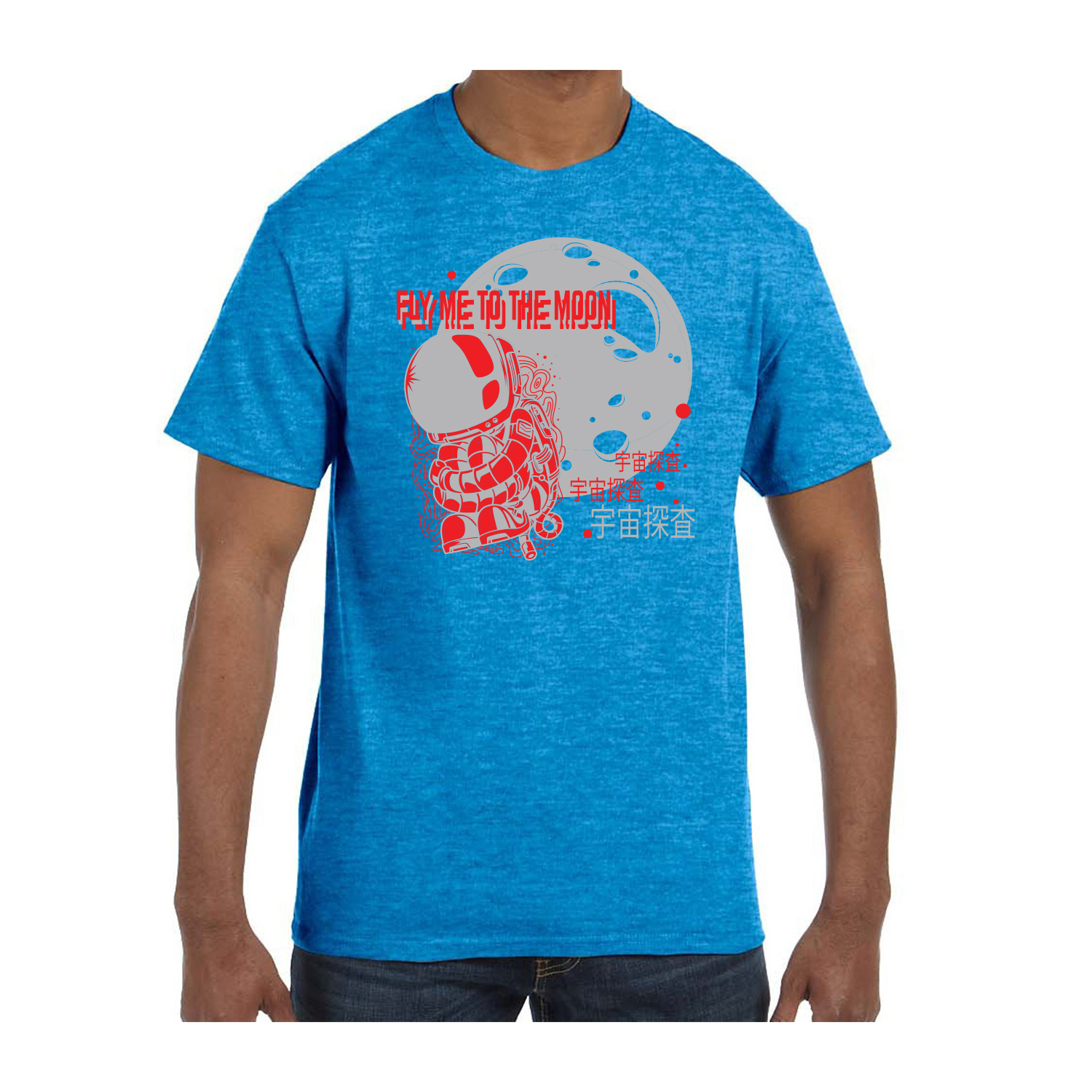 Gildan™ 5.3 oz Cotton Pre-Shrunk T-Shirt (2 Color Imprint) 46