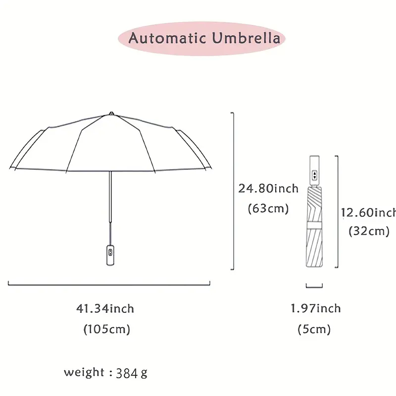 Short Handle Sun Rain Umbrella For Bags 3