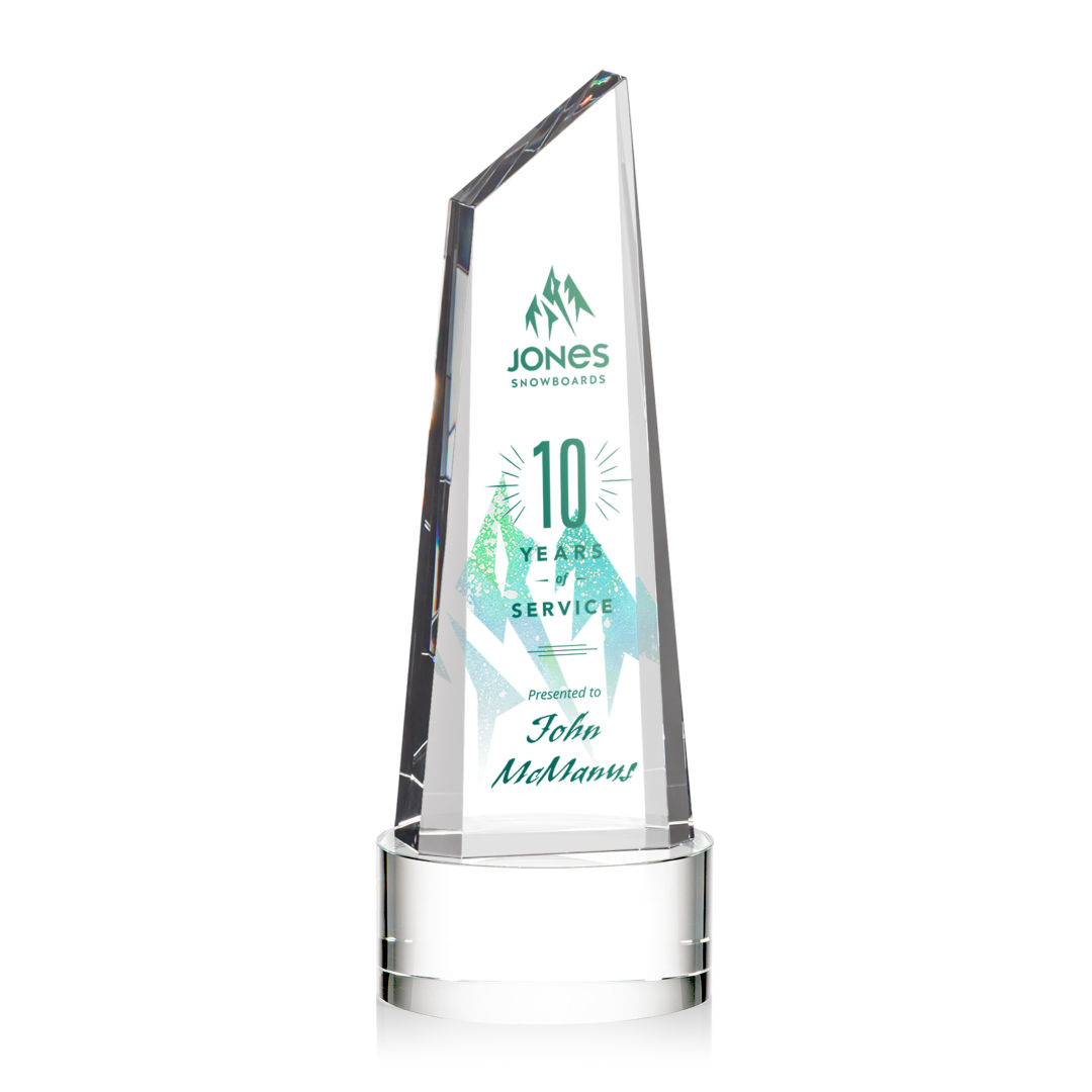 Akron VividPrint™ Award on Base - Clear 4