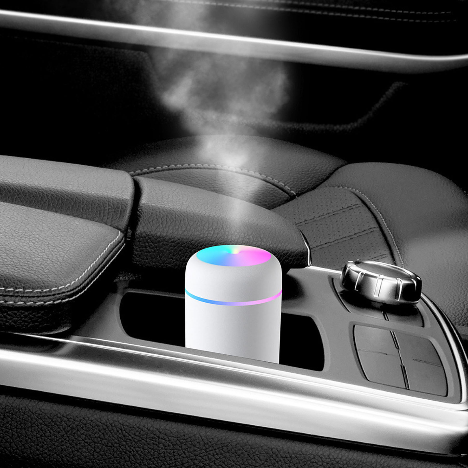 Portable 300ml USB Cool Mist Humidifier with LED Light for Bedroom 3