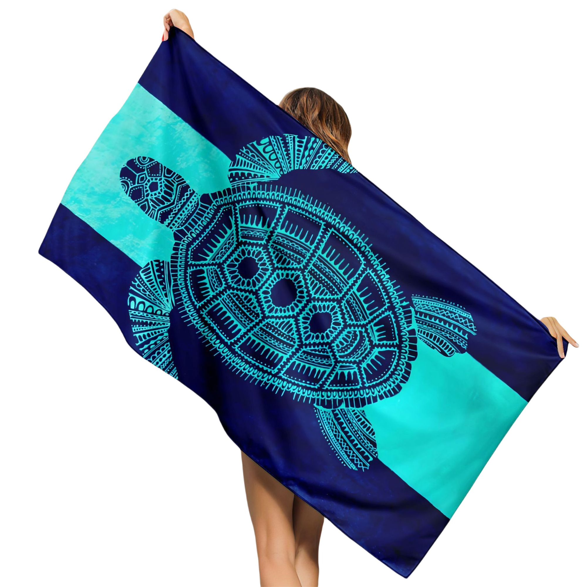 Premium Microfiber, 30 x 60, Mid-Weight, Color Beach Towel 15
