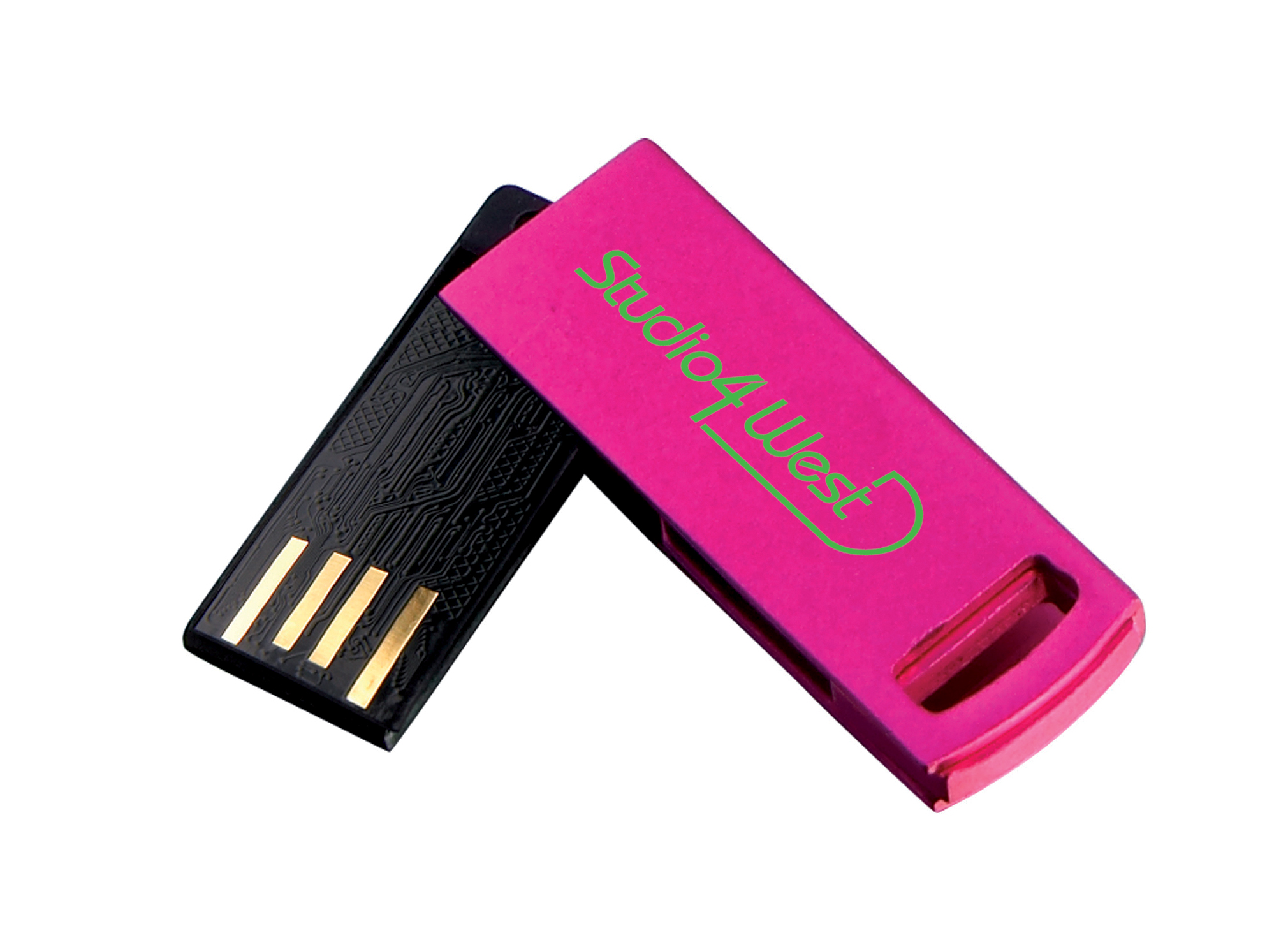 Universal Source® 4 GB Aluminum USB 2.0 Flash Drive 5