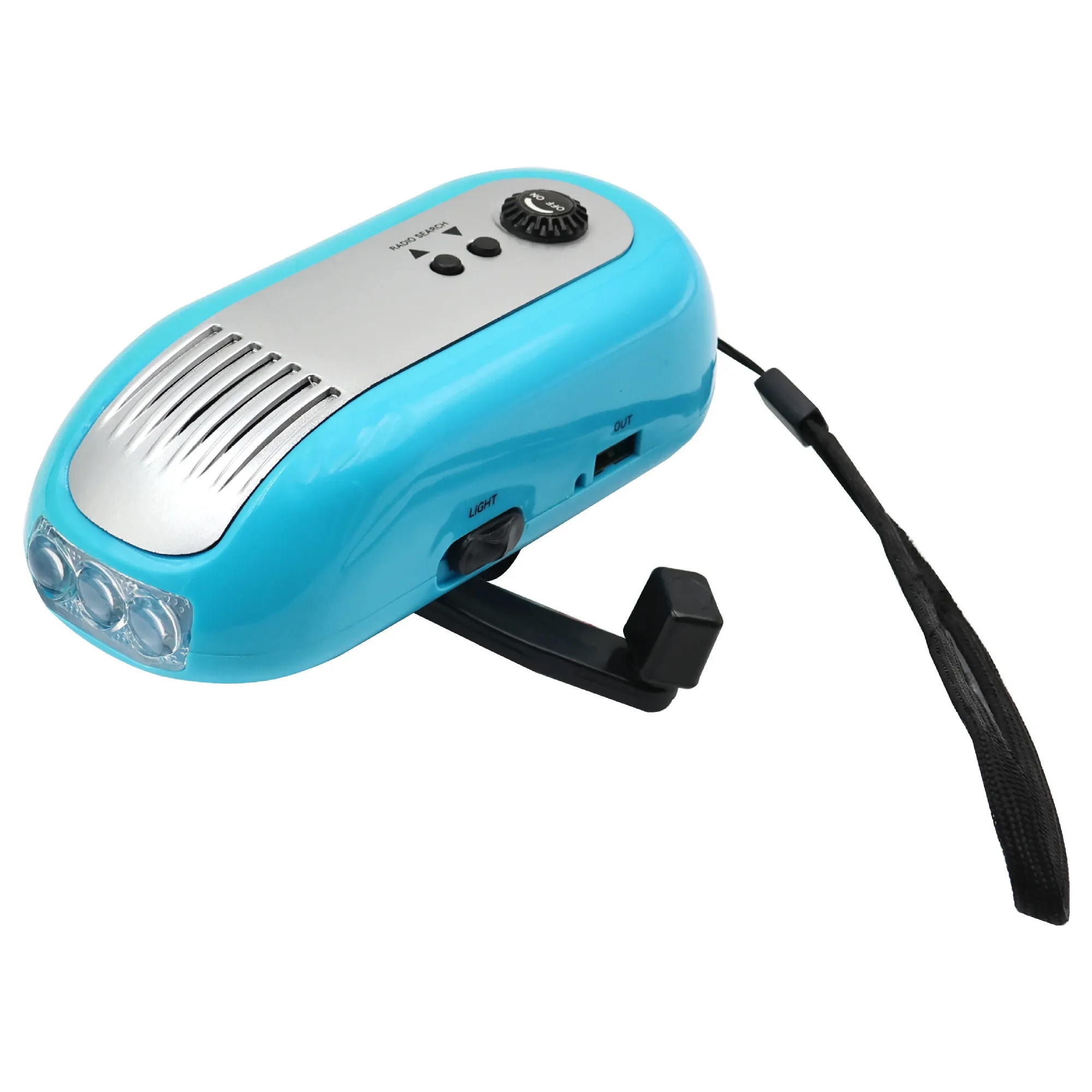 MOQ 10 Hand-operated Flashlight And Radio 3