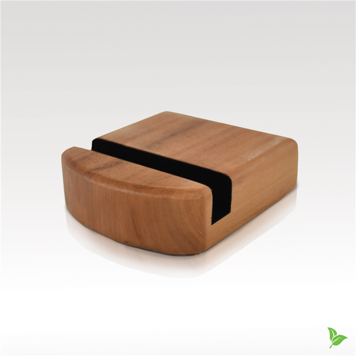 Mahogany Display Stand With 1 Slot 2