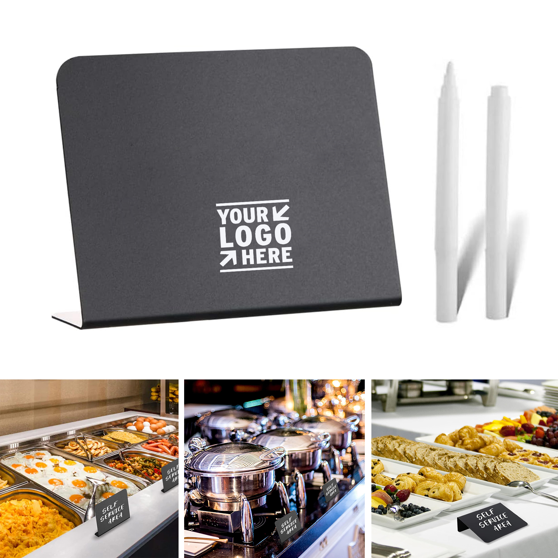 4"x3" Mini Food Party Buffet Table Small Chalkboard Wedding Bakery Chalk Sign 