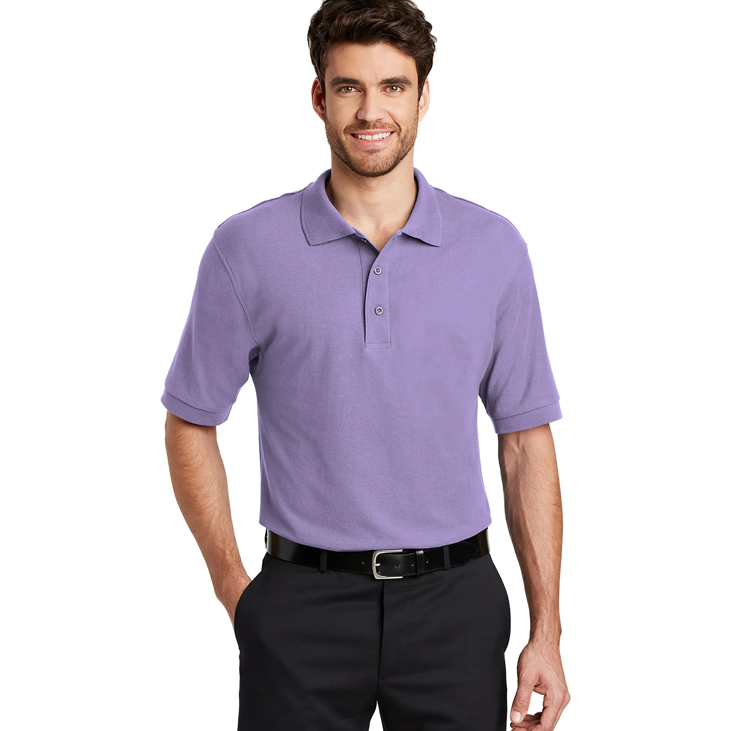 PORT AUTHORITY(R) SILK TOUCH(TM) POLO 64