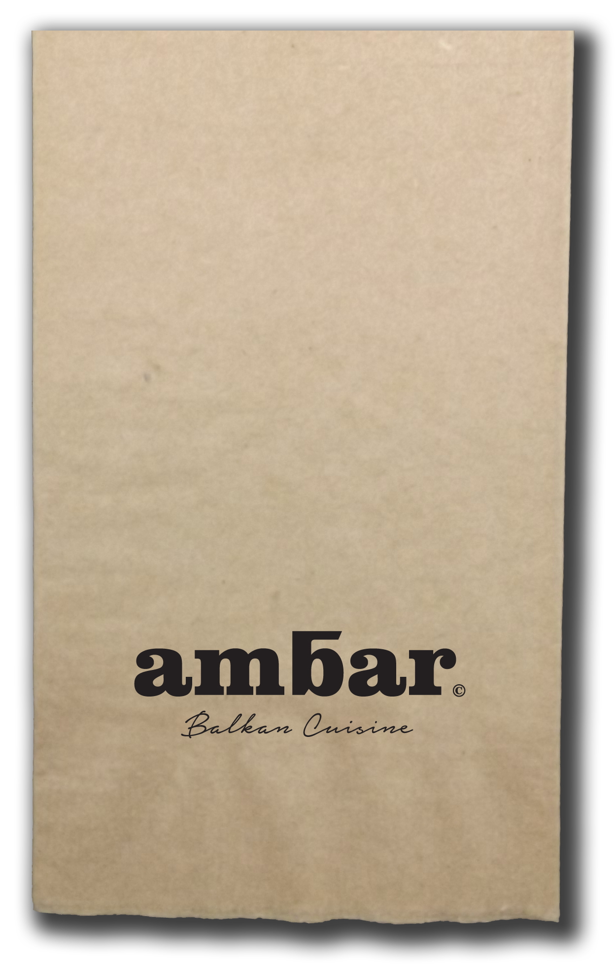 1-ply Natural Kraft 100% Recycled Dinner Napkins 2