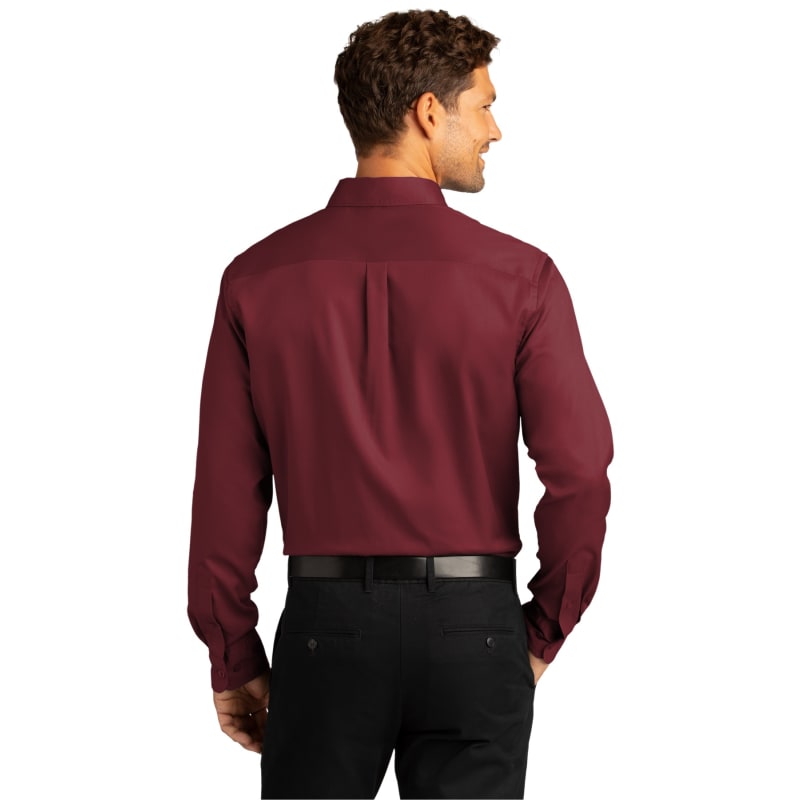 Port Authority Long Sleeve SuperPro React Twill Shirt. 48