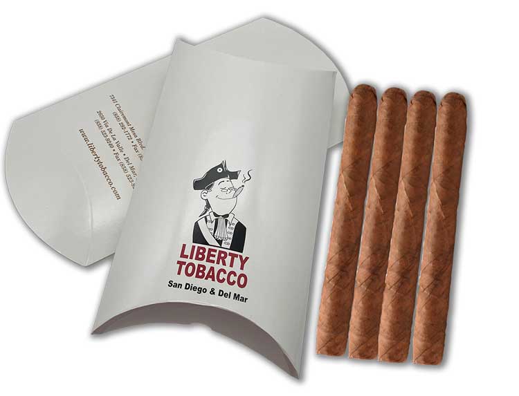 Cigar Box - Pillow Style Tuck Box ~ 7" x 5.5" x 2" 1