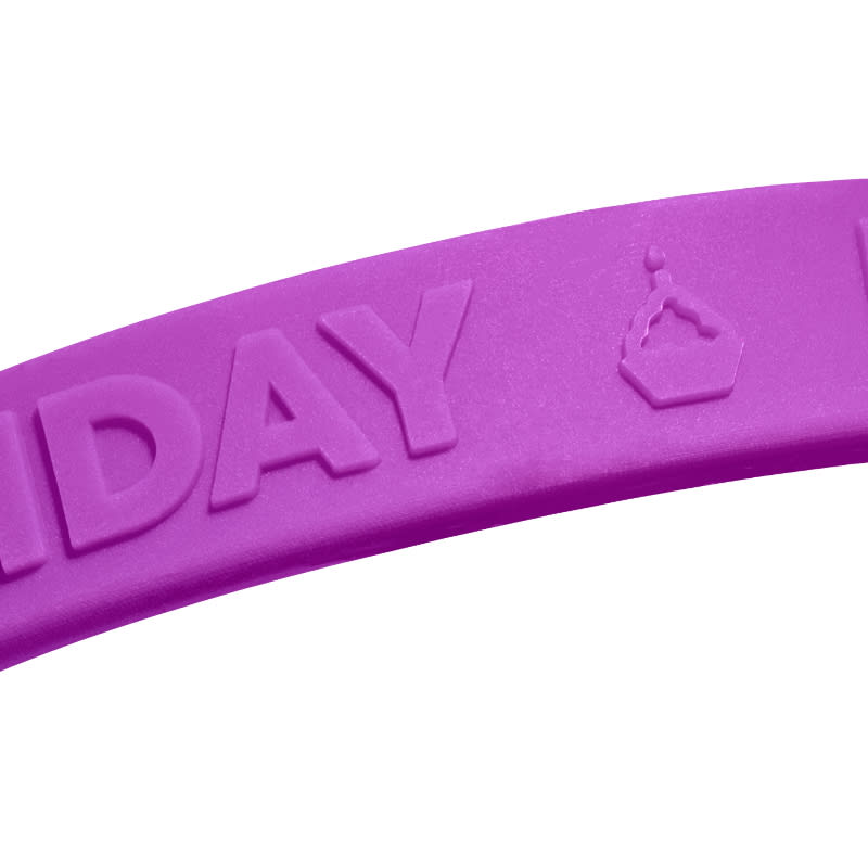 Embossed Silicone Adjustable Wristbands 55