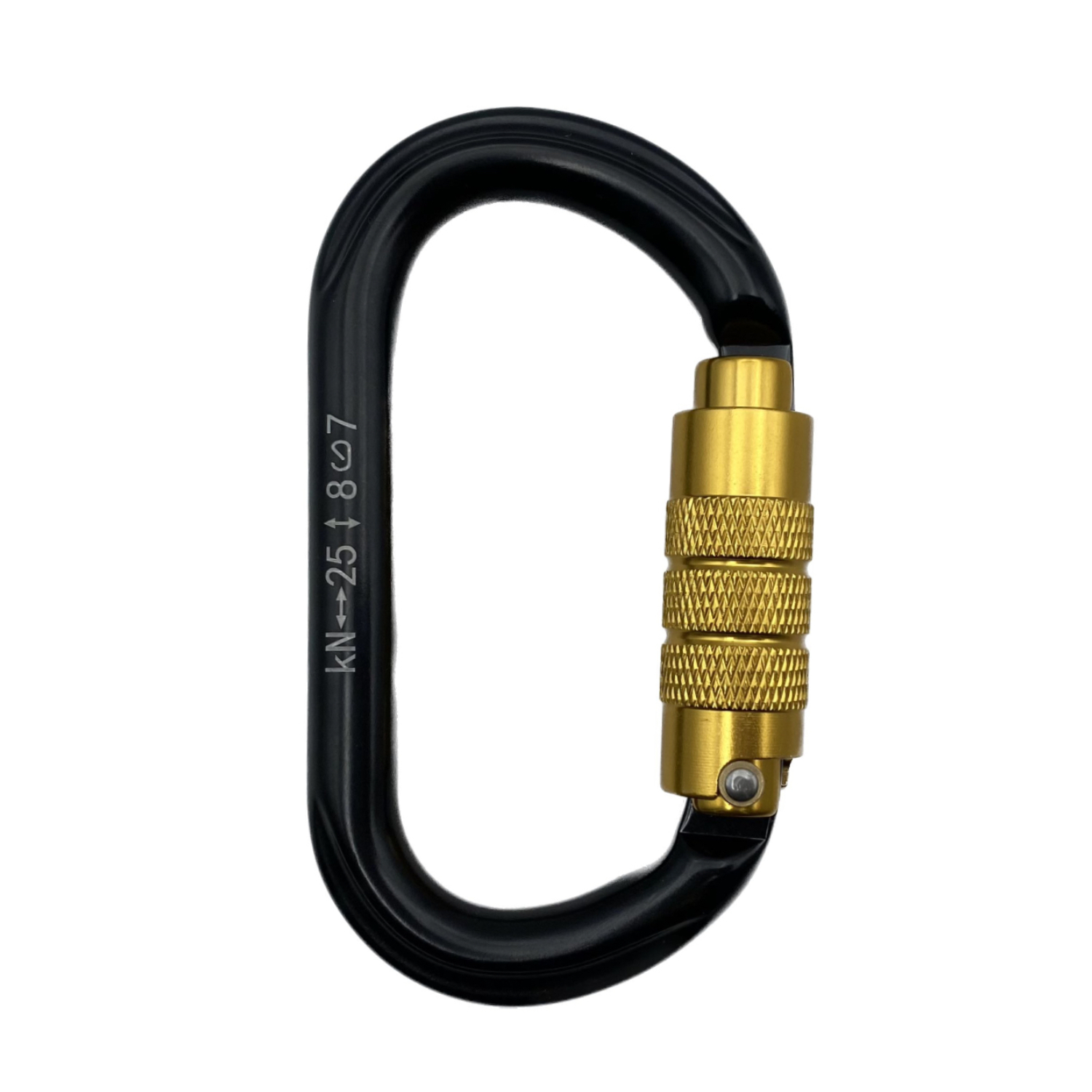 D Ring Twist Gate Aluminum Carabiner 5