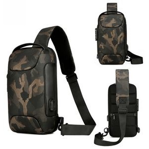 Anti-theft USB Shoulder Backpack 3