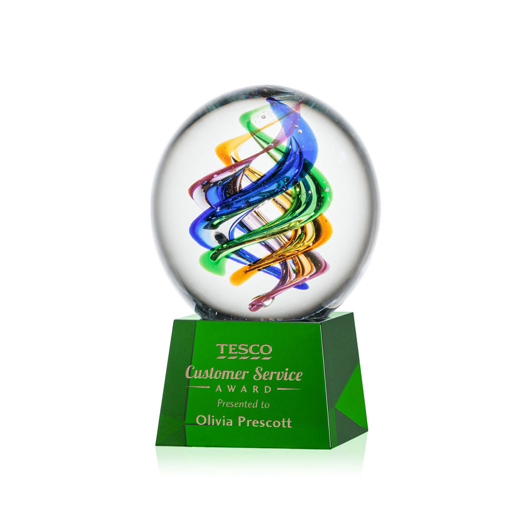 Galileo Award on Robson Base - Green 9