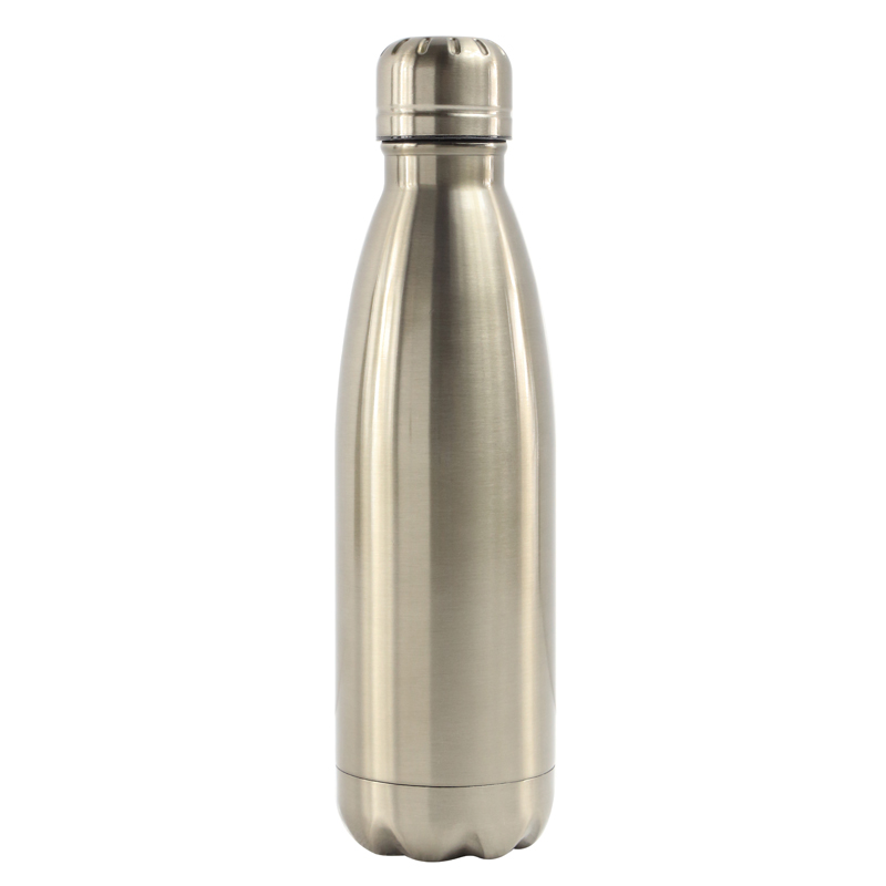 17 Oz. Atlantis Double Wall Stainless Steel Vacuum Insulated Bottle (Gray)