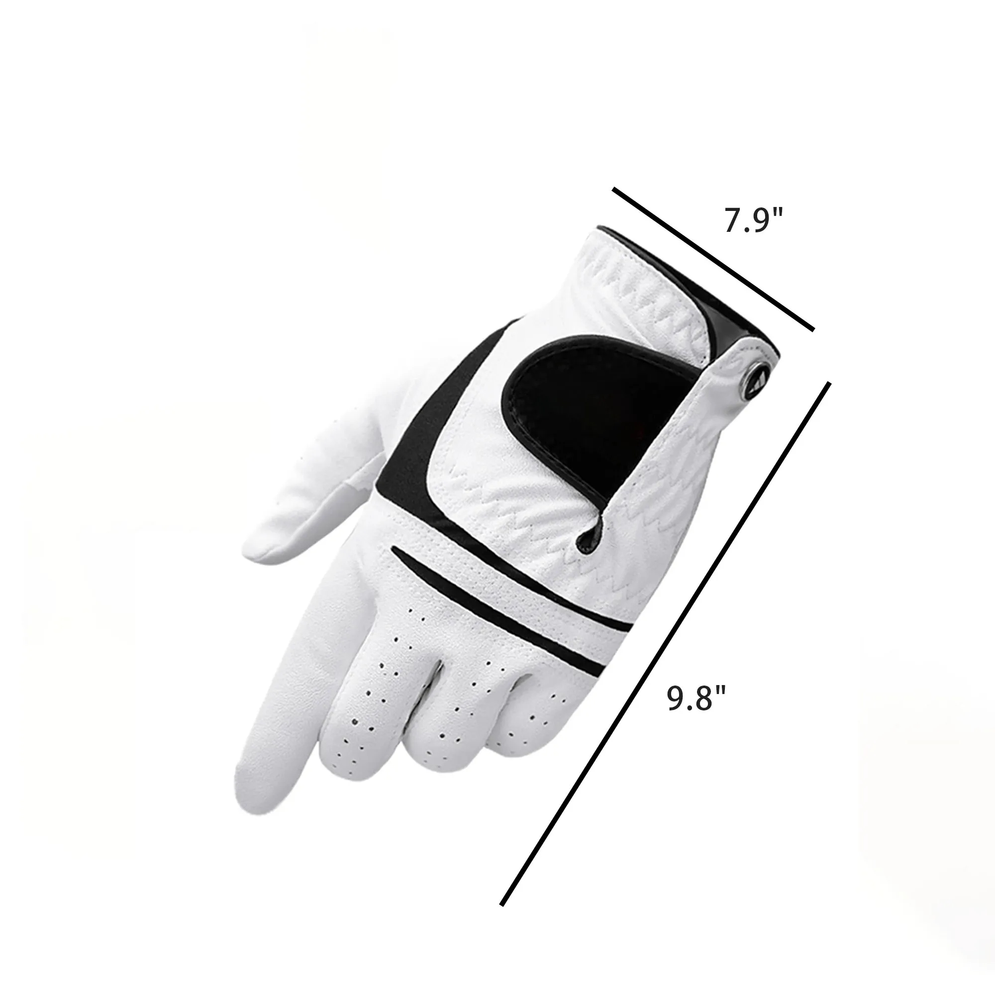 Customizable men's sheepskin golf gloves 2