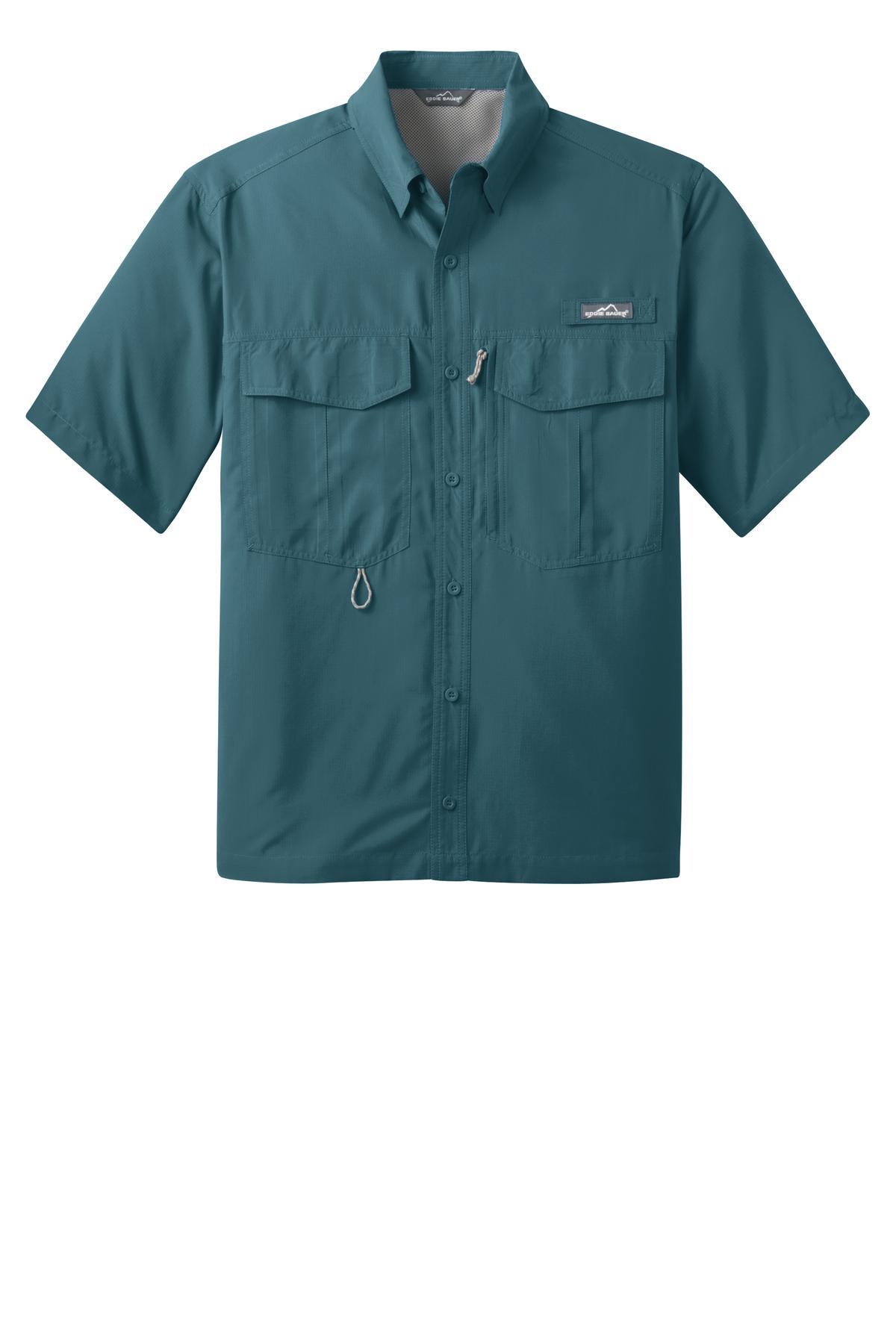 Eddie Bauer Short Sleeve Performance Fishing Shirt EB602 18