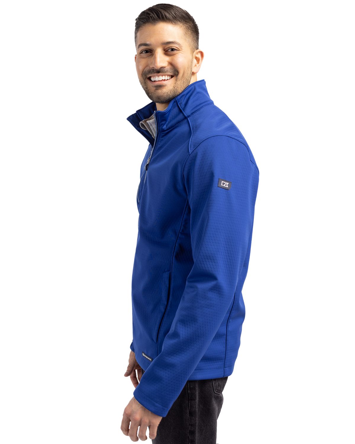 Cutter & Buck Evoke Recycled Honeycomb Fleece Mens Full Zip Jacket 33