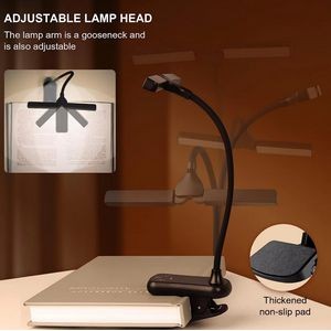 USB Rechargeable Clip LED Reading Night Light 6