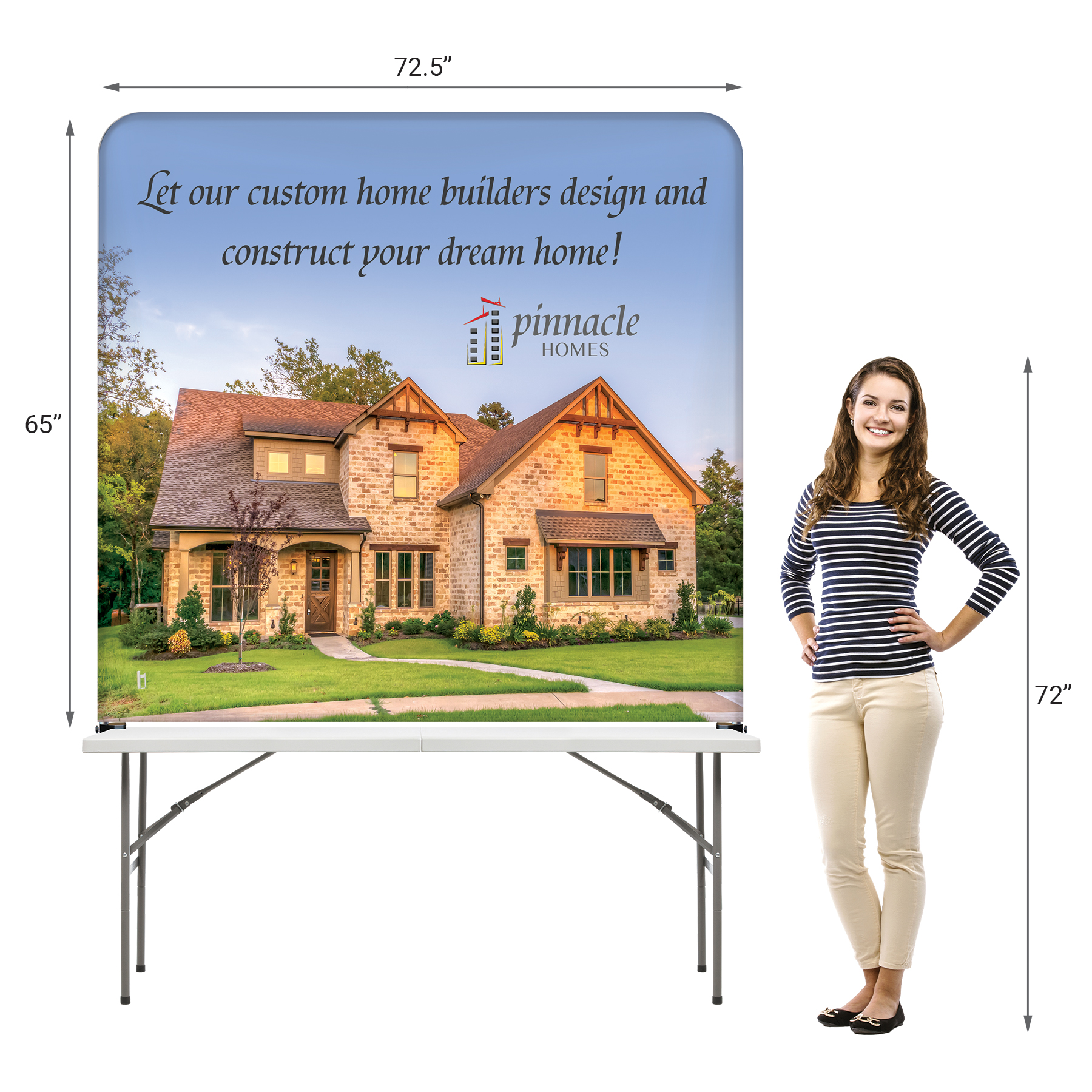 6' Table Top Hardware & Large Banner Kit 8