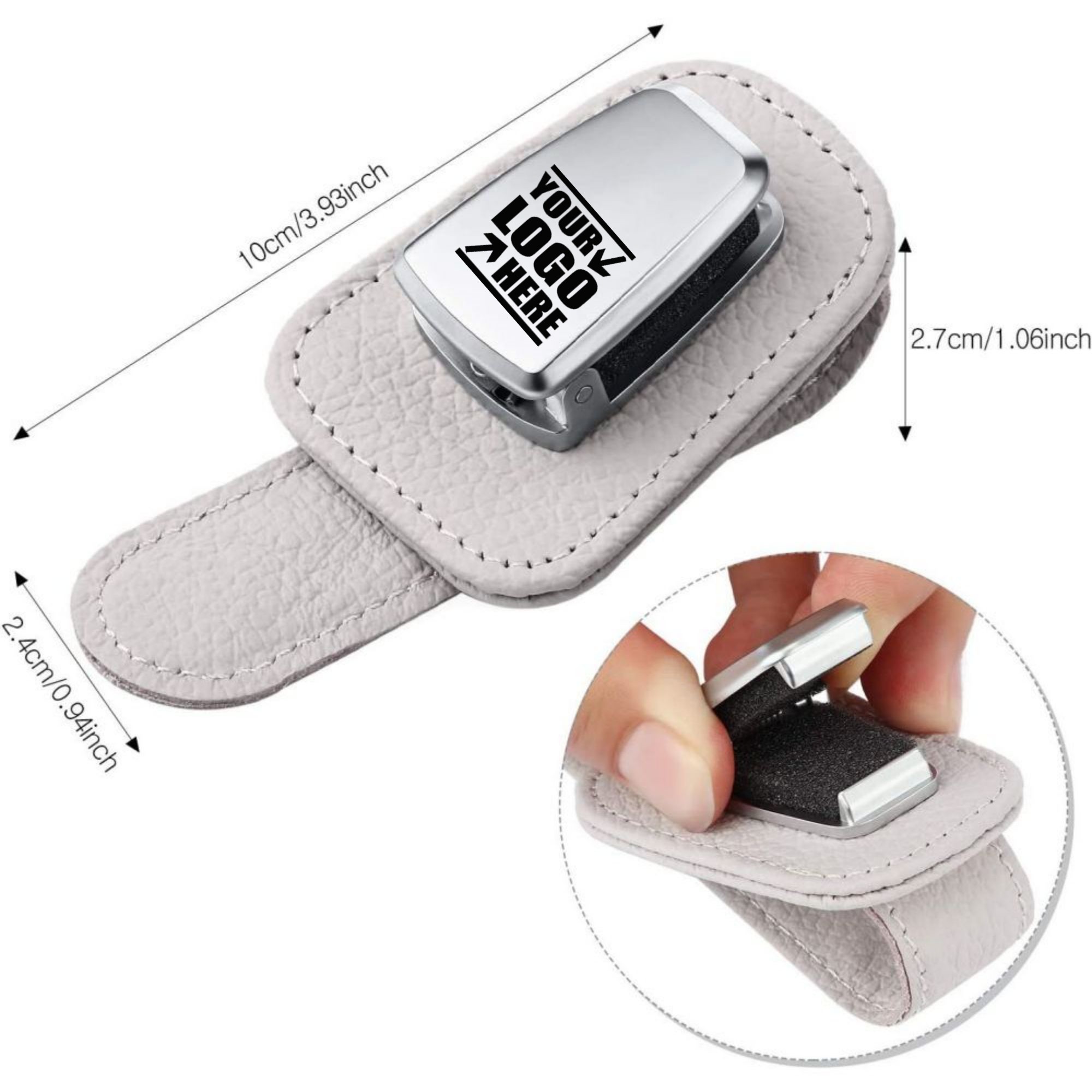 Vehicle-Mounted  Sunglasses Holder Clip 1