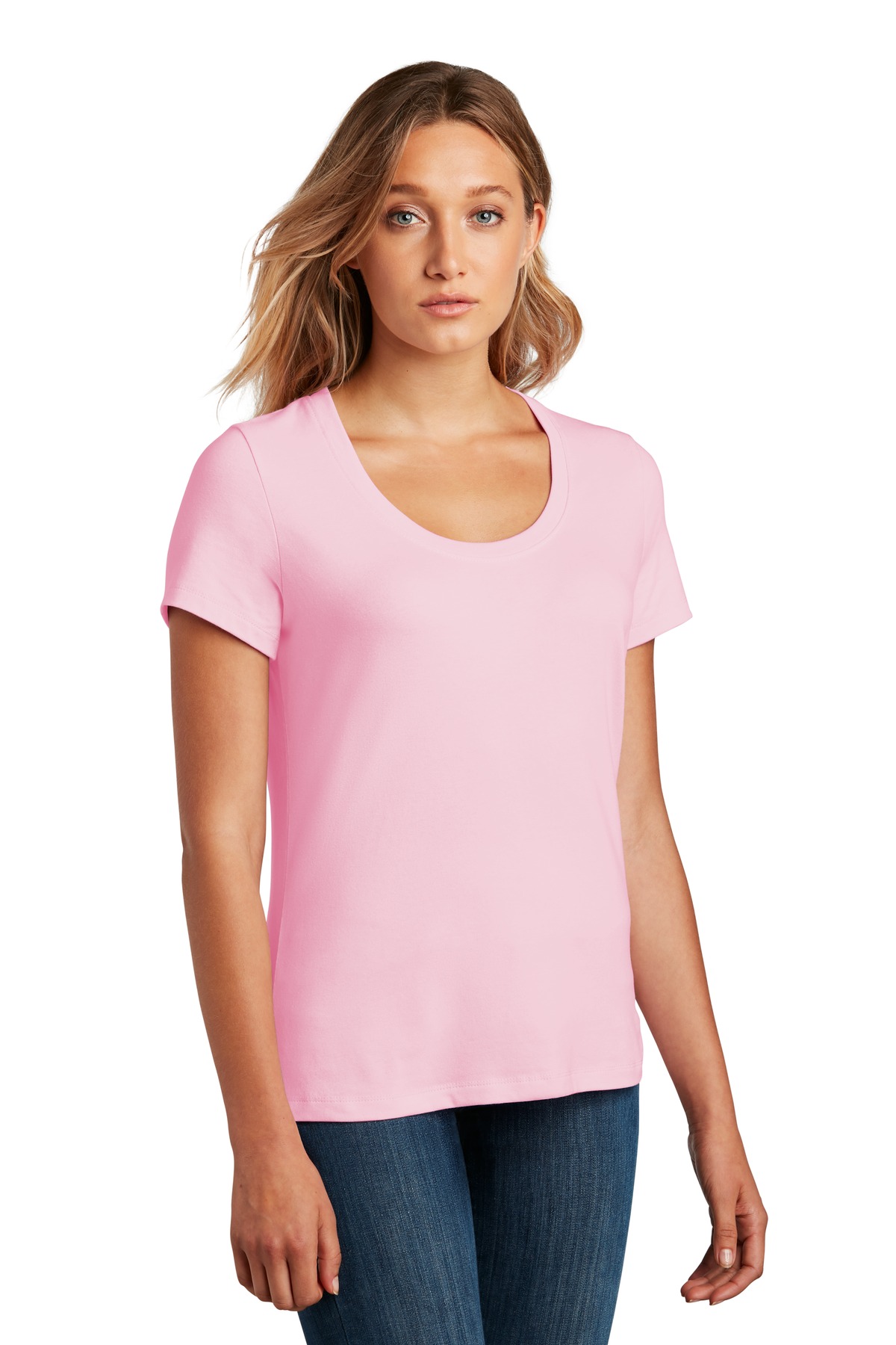 District Women's Flex Scoop Neck Tee DT7501 52