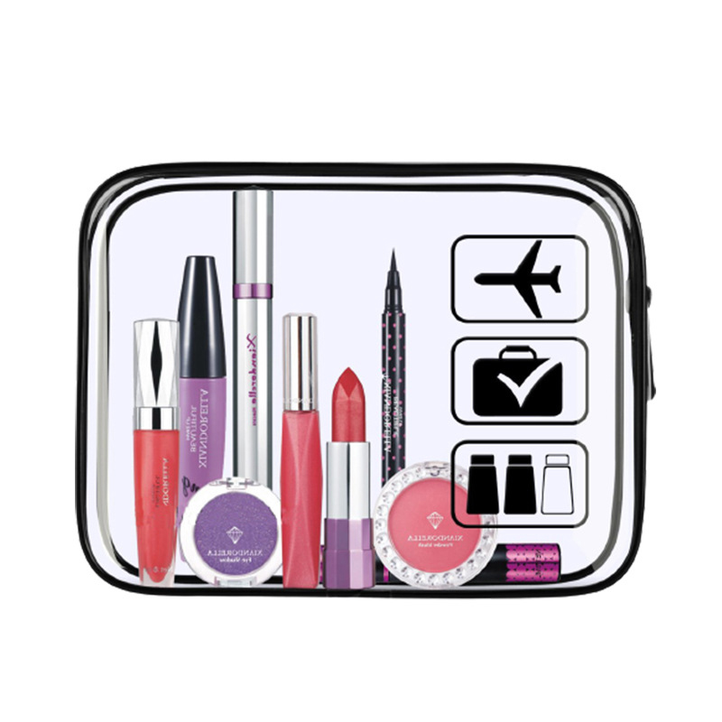 PVC Clear Travel Cosmetic Bag for Women and Men 9