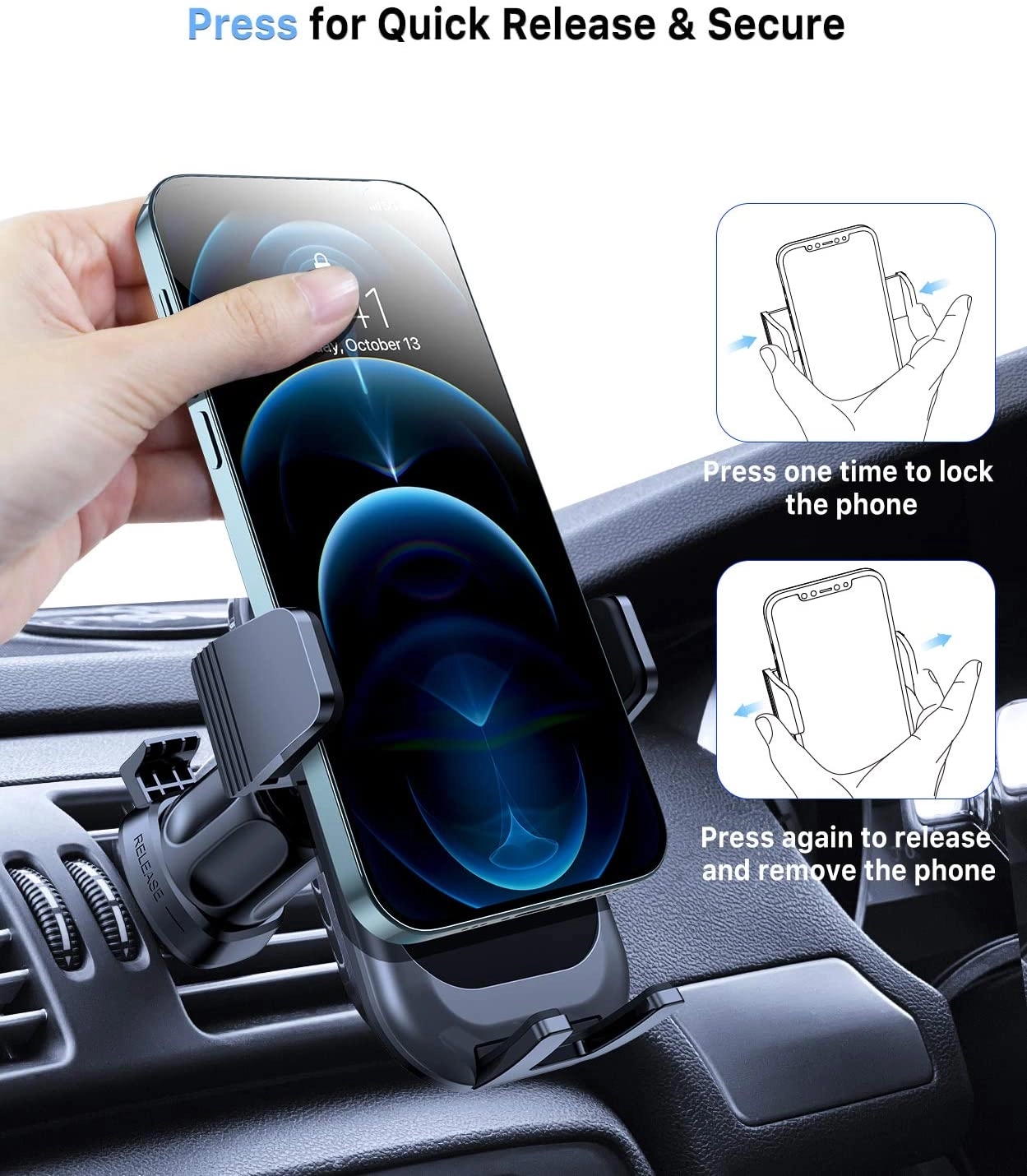 Auto Vent Phone Holder 3
