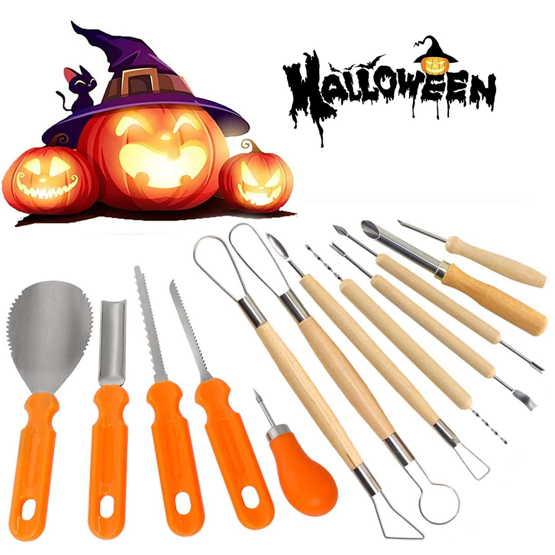 Steel Pumpkin Carving Kits 3