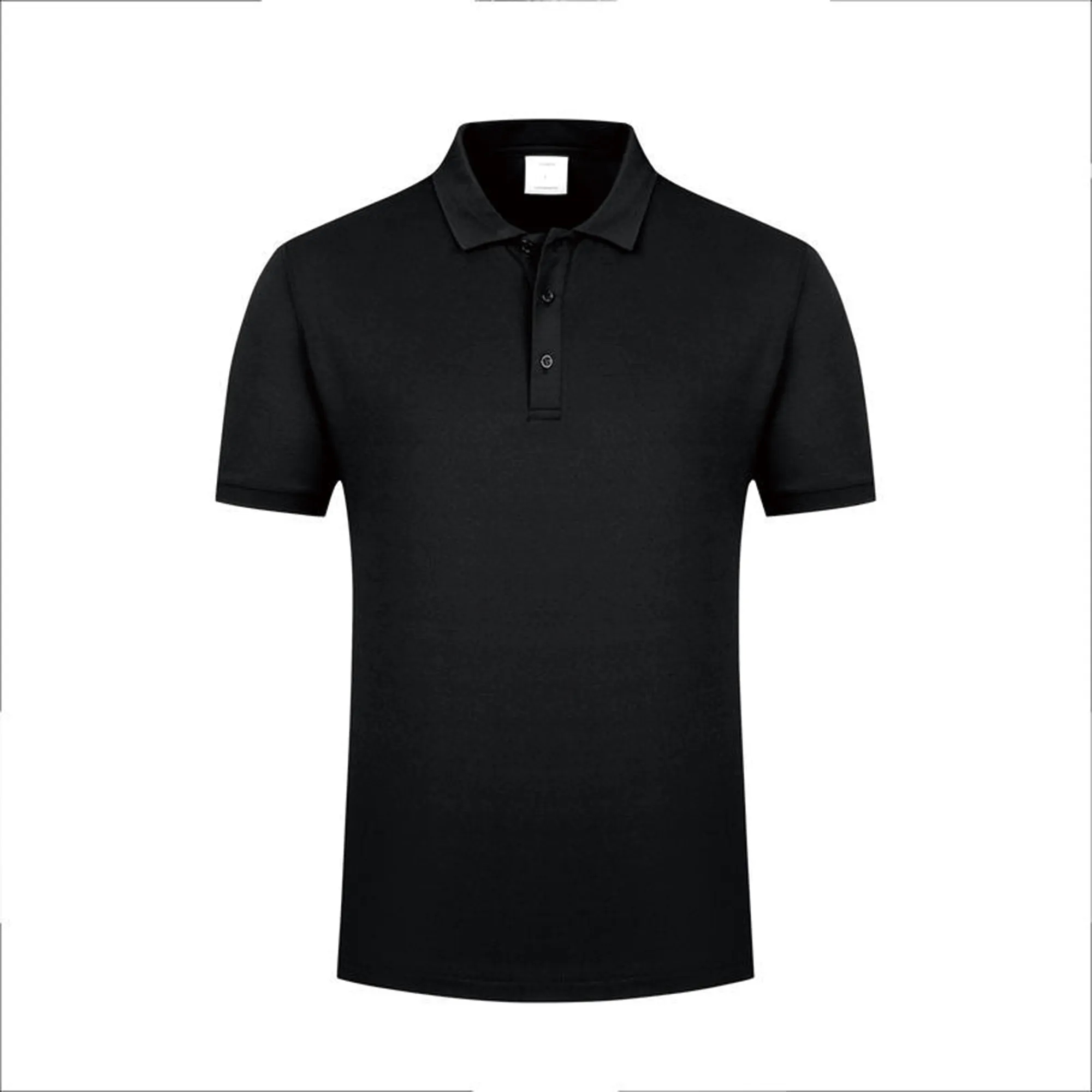 Mercerized Cotton Polo Lapel Short Sleeve Shirt 3