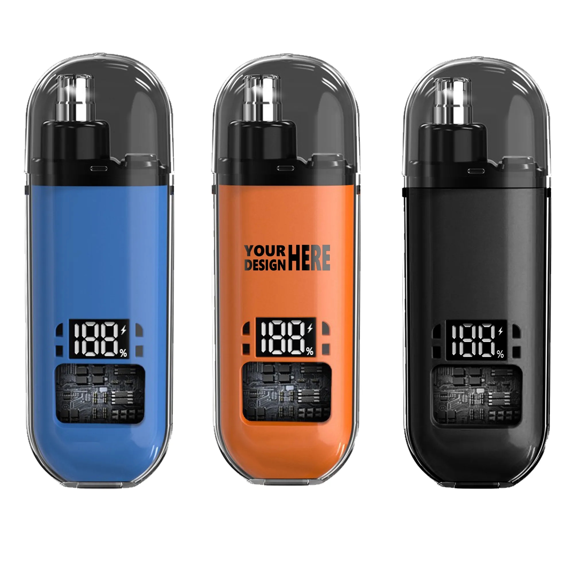 Rechargeable Hair Trimmer With Battery Indicator