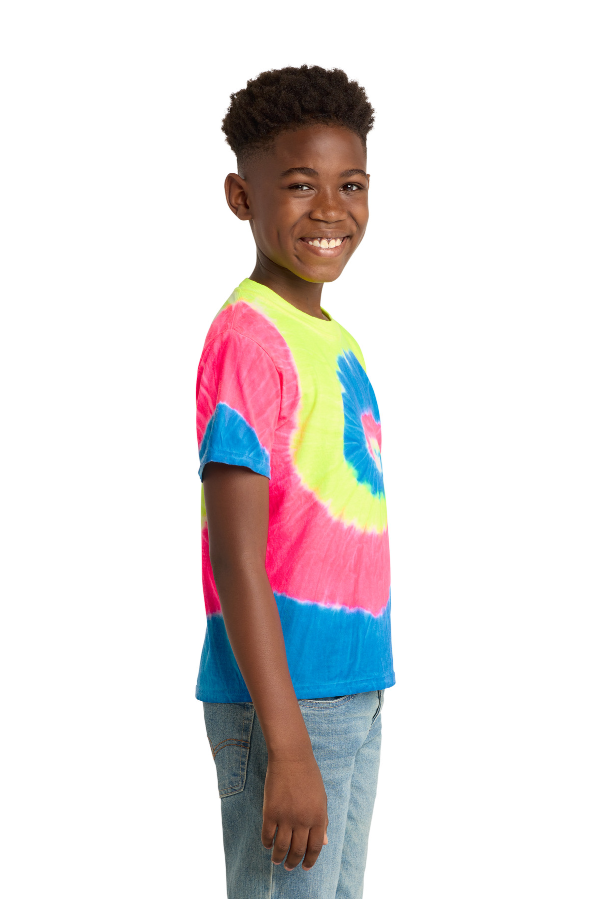 Port & Co Youth Tie-Dye Tee. PC147Y 4