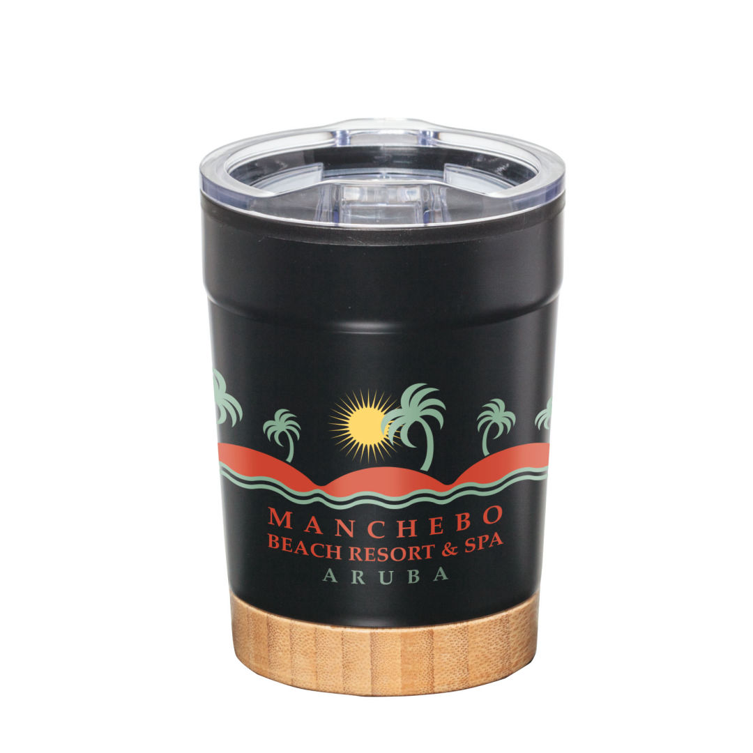 Eduardo Double Wall Tumbler w/Bamboo Base - 12oz 17