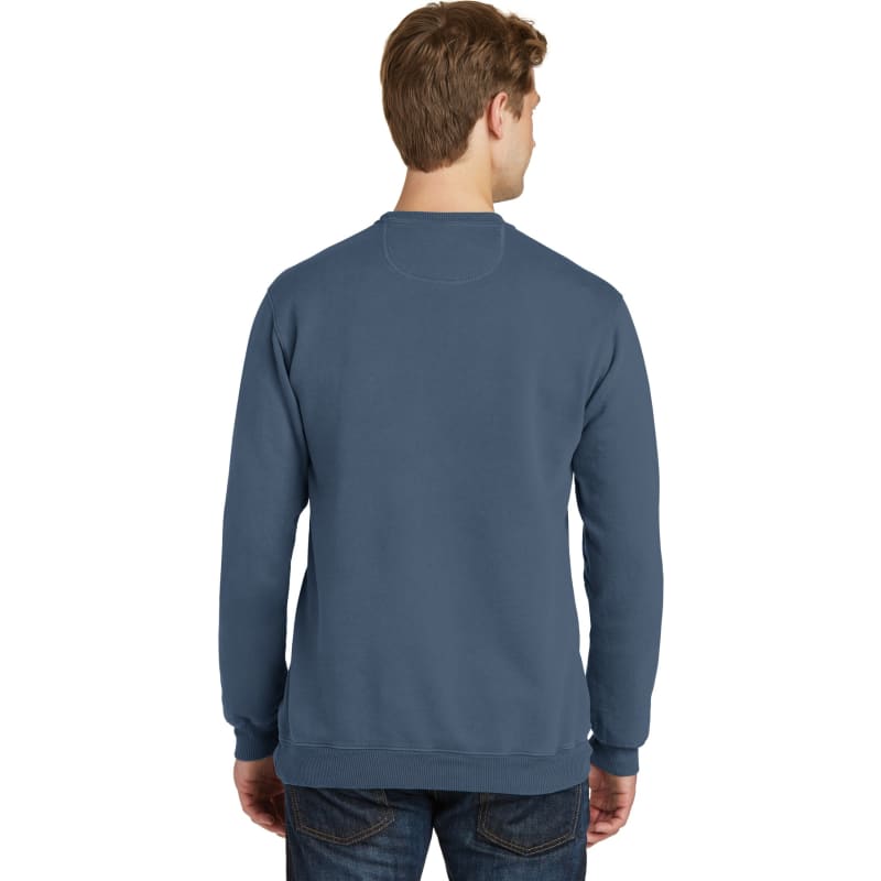 Port & Company Beach Wash Garment-Dyed Crewneck Sweatshirt, custom hoodie or sweatshirt with logo imprint 8