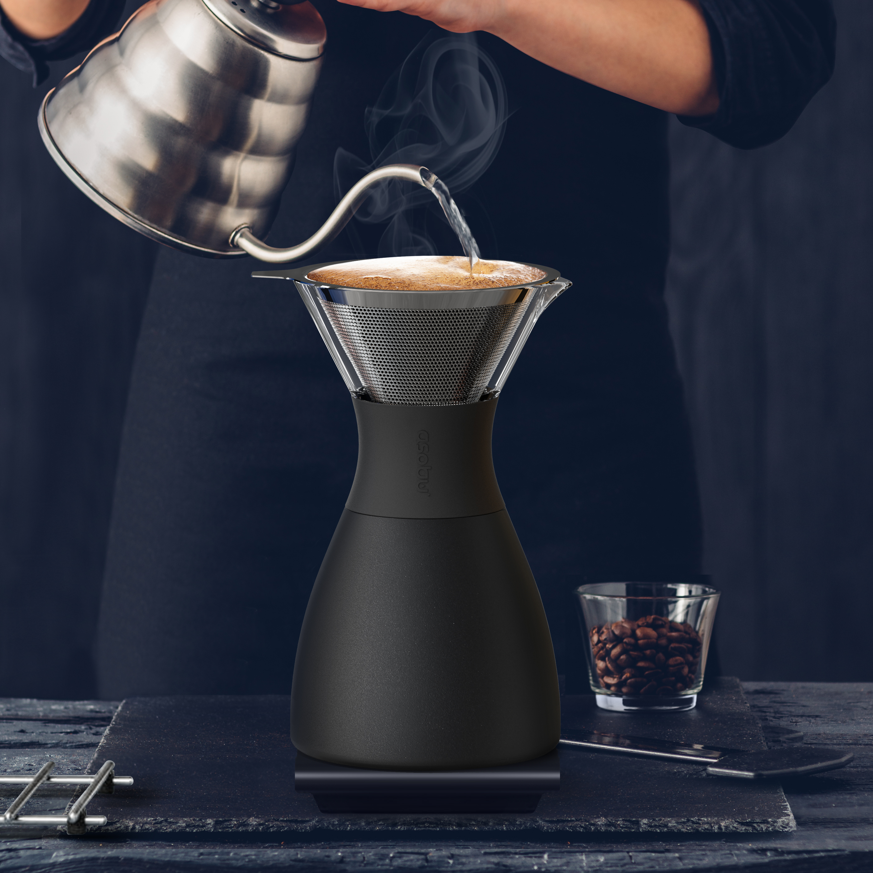 Asobu 40 Oz. Pourover Insulated Coffee Maker 34