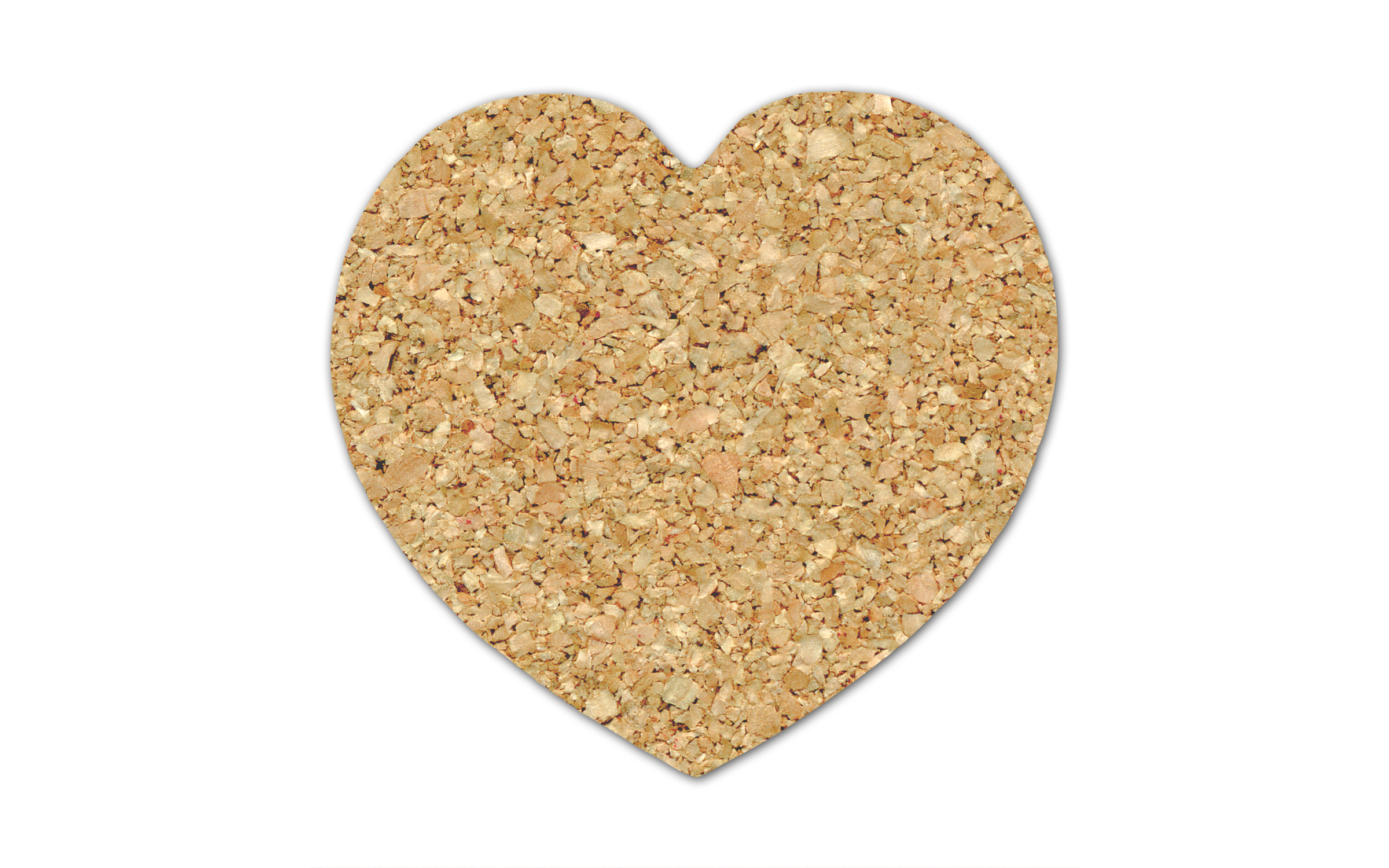 Heart Cork Coaster 5HT 3