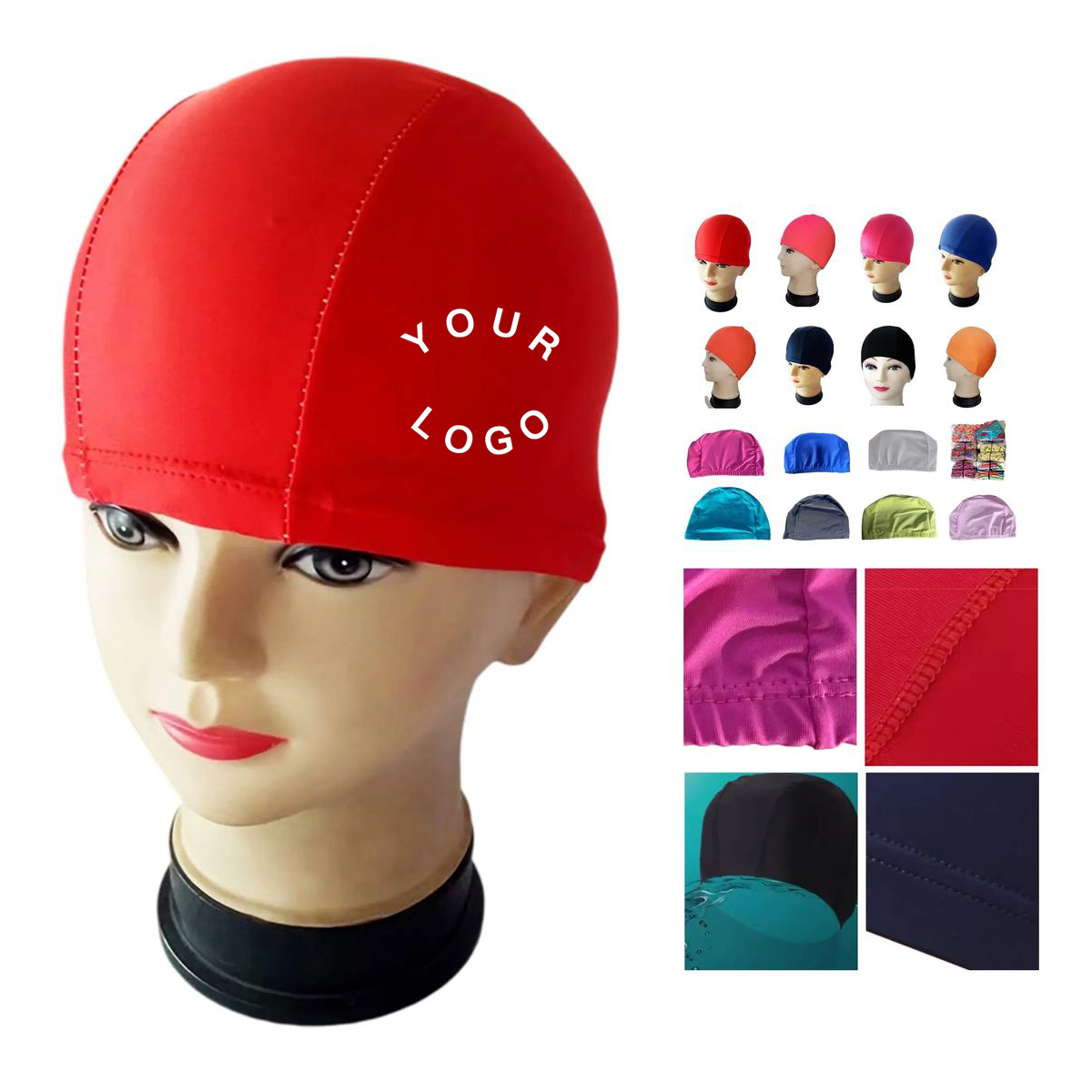 Comfort Fit Swim Cap for Practice Sessions 5