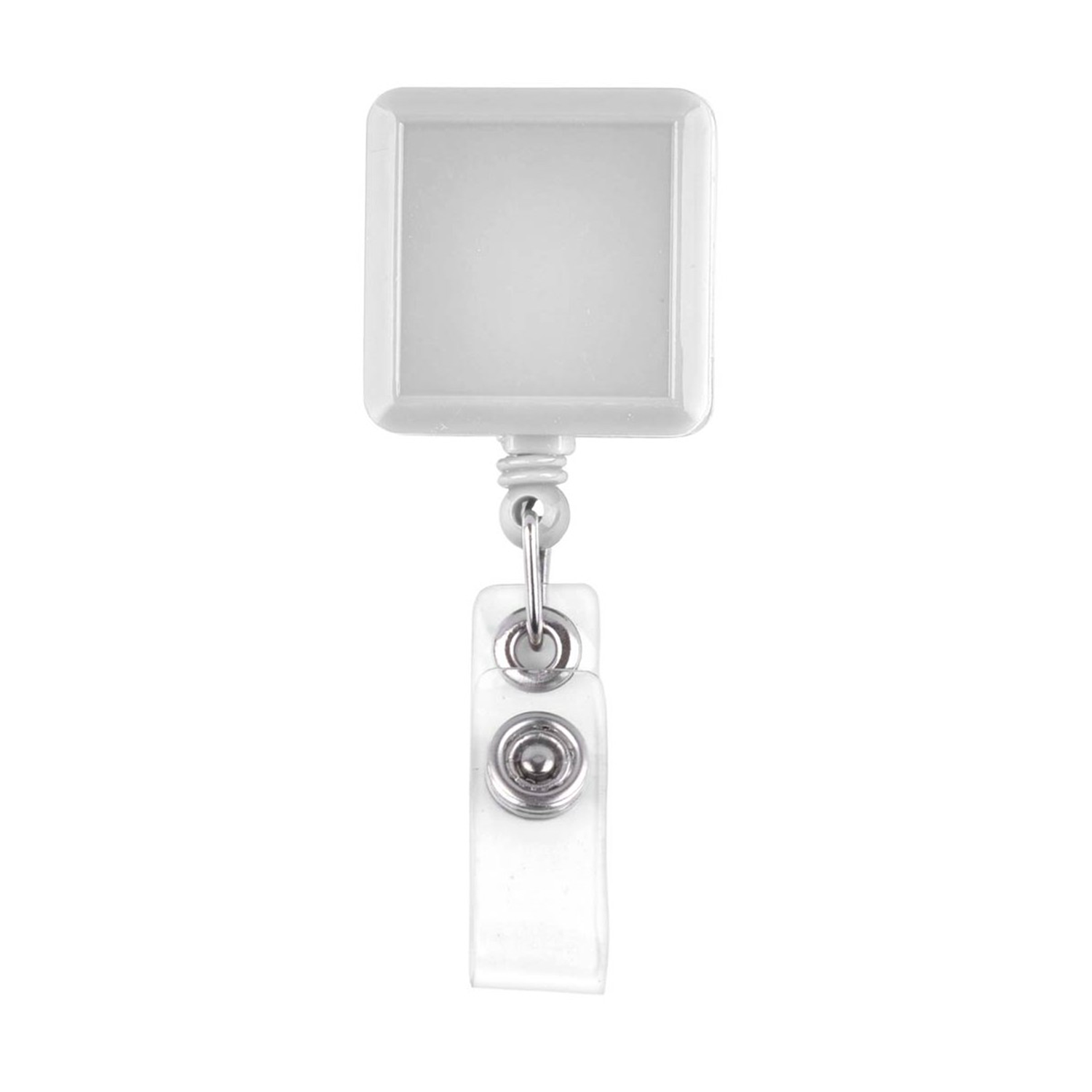 Square Retractable Badge Reel Holder 2