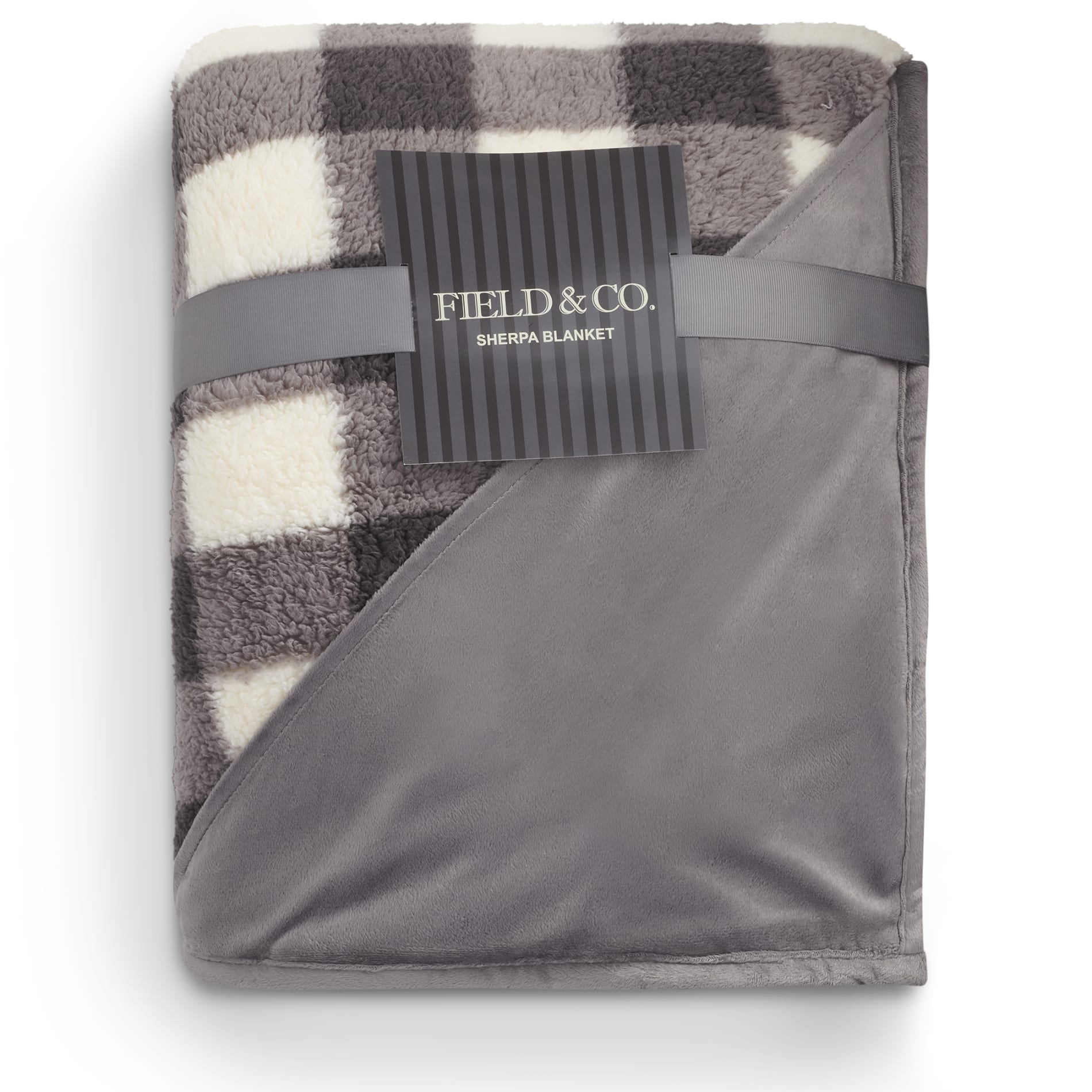 Field & Co.® Double Sided Plaid Sherpa Blanket 28