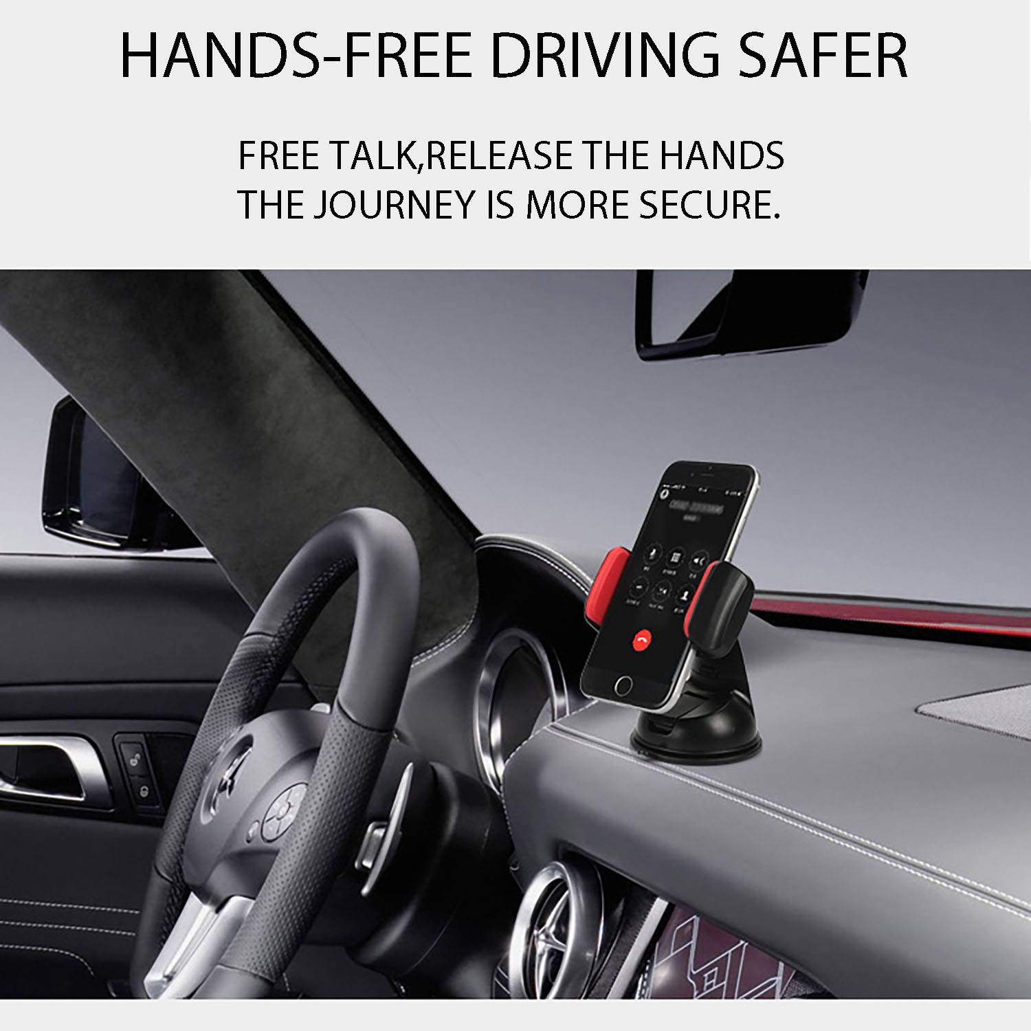360 ° Rotating Auto Car Mobile Phone Holder 7