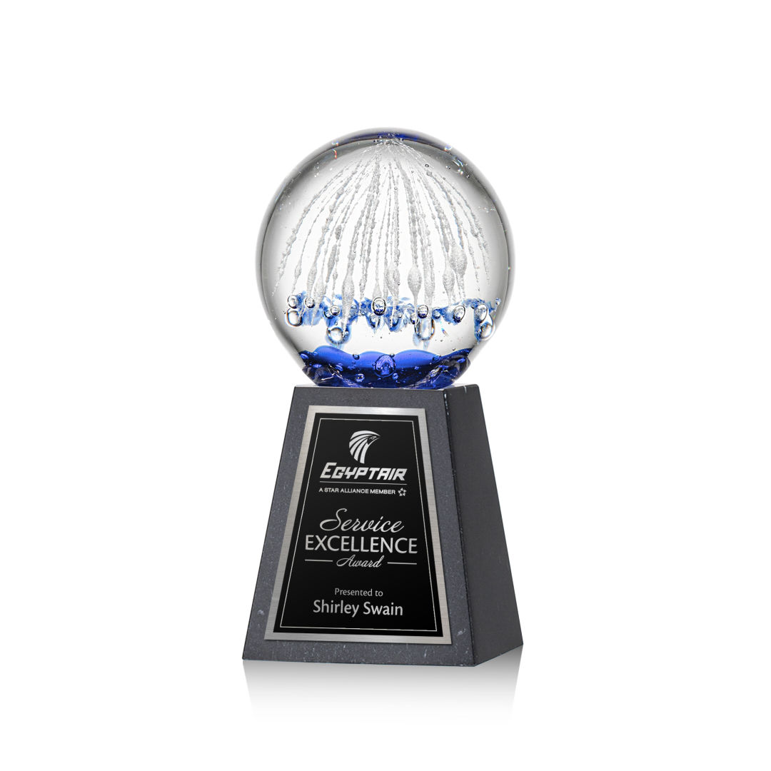 Starburst Award on Tall Marble Base 7