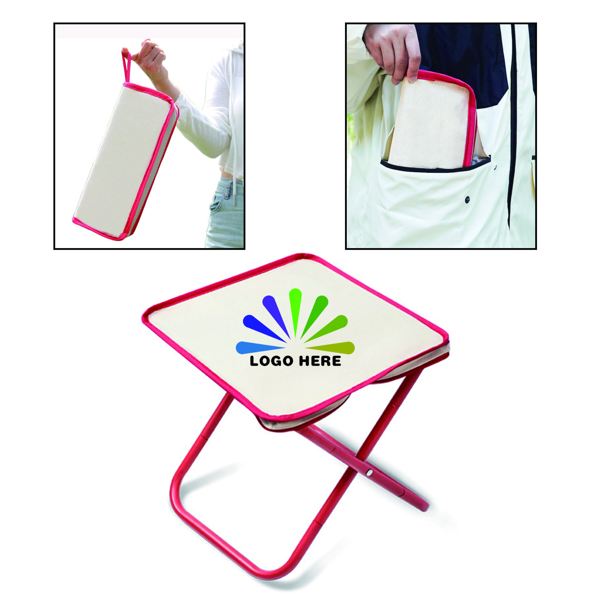 Lightweight Pen-Case Folding Stool Full Color 2
