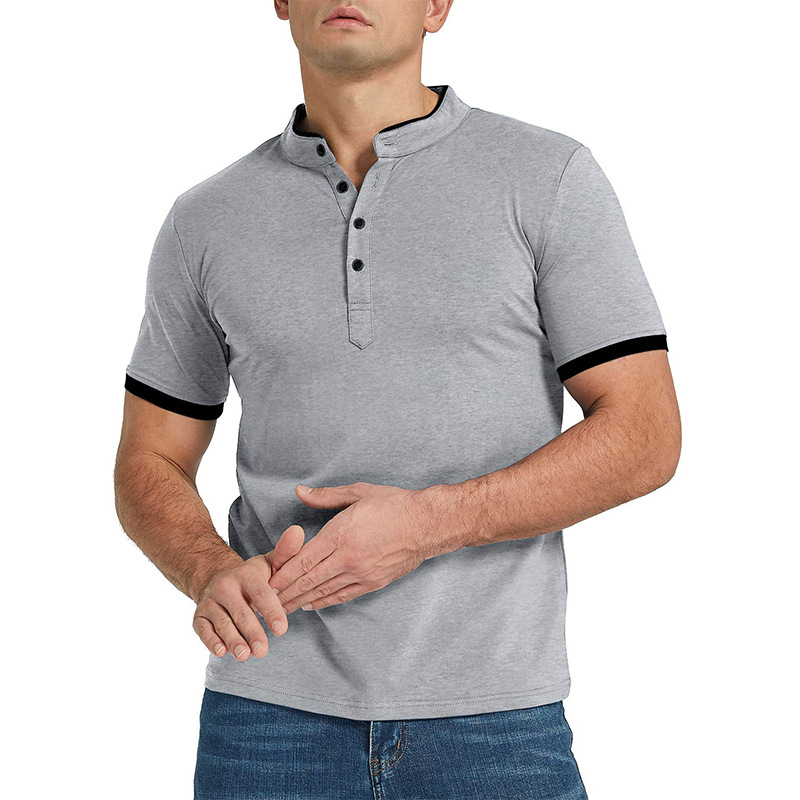 Solid Color Short Sleeve T-Shirt 3