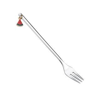 Fruits Charms Pendant Dessert Salad Fork 5