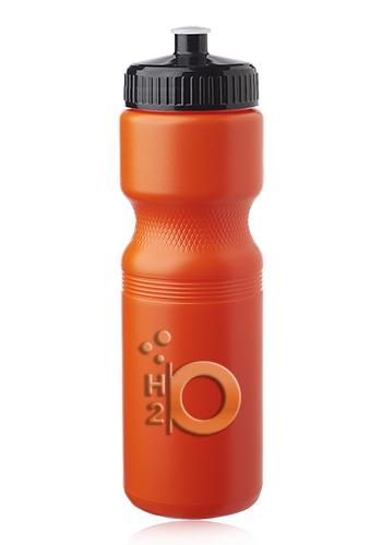 28 oz. Push Cap Plastic Water Bottles 40