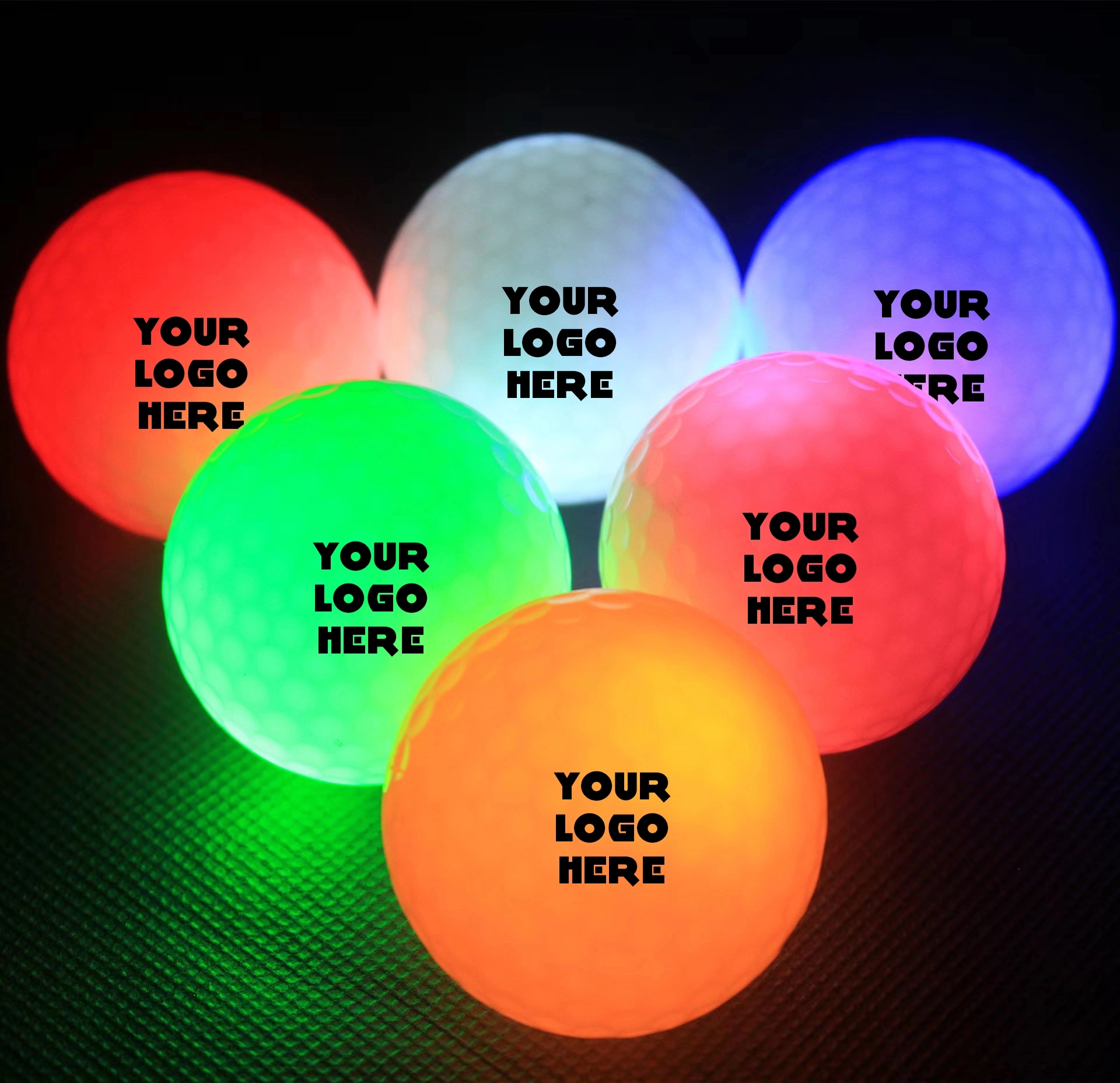 Custom LED Golf Balls- Glow at night 6