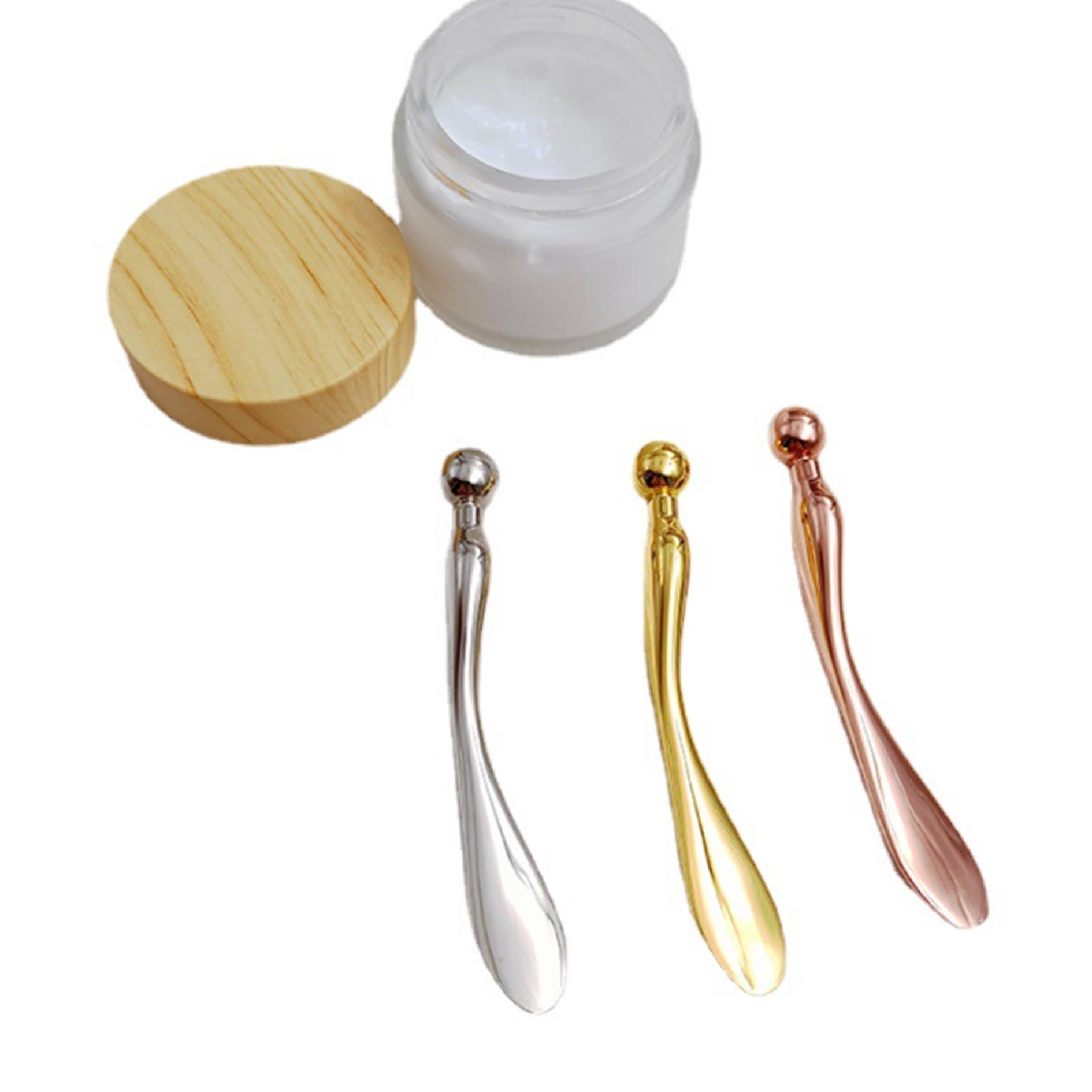 Metal Eye Cream Facial Massage Sticks 4