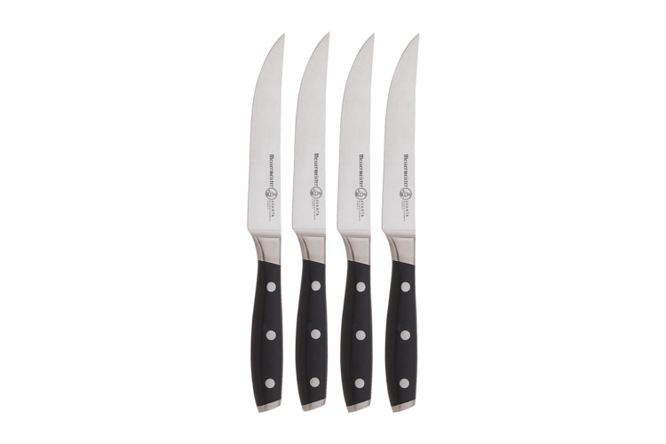 Messermeister Avanta Black POM 4-Piece Fine Edge Steak Knife Set 1